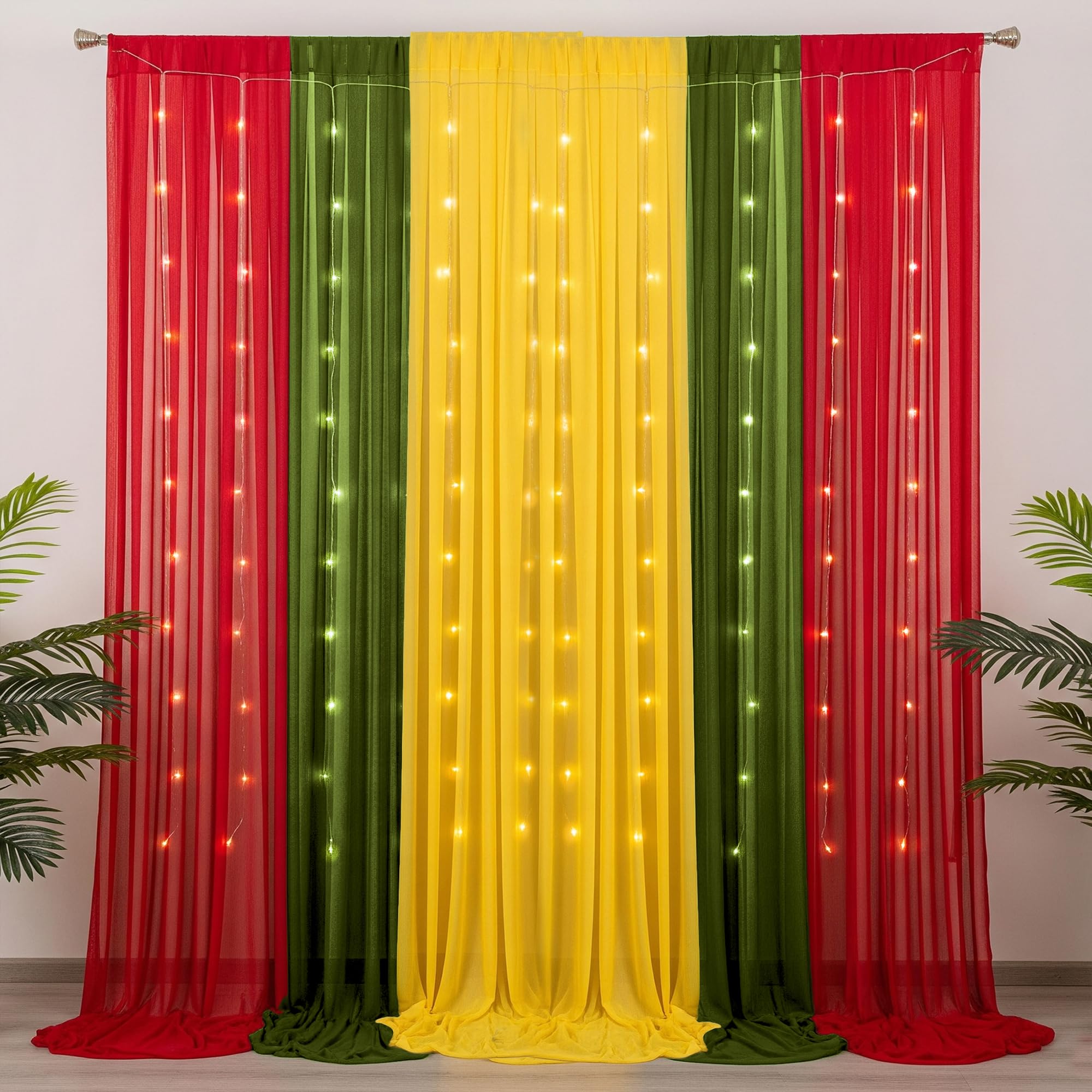 Sparkling Glittery Ganpati Backdrop