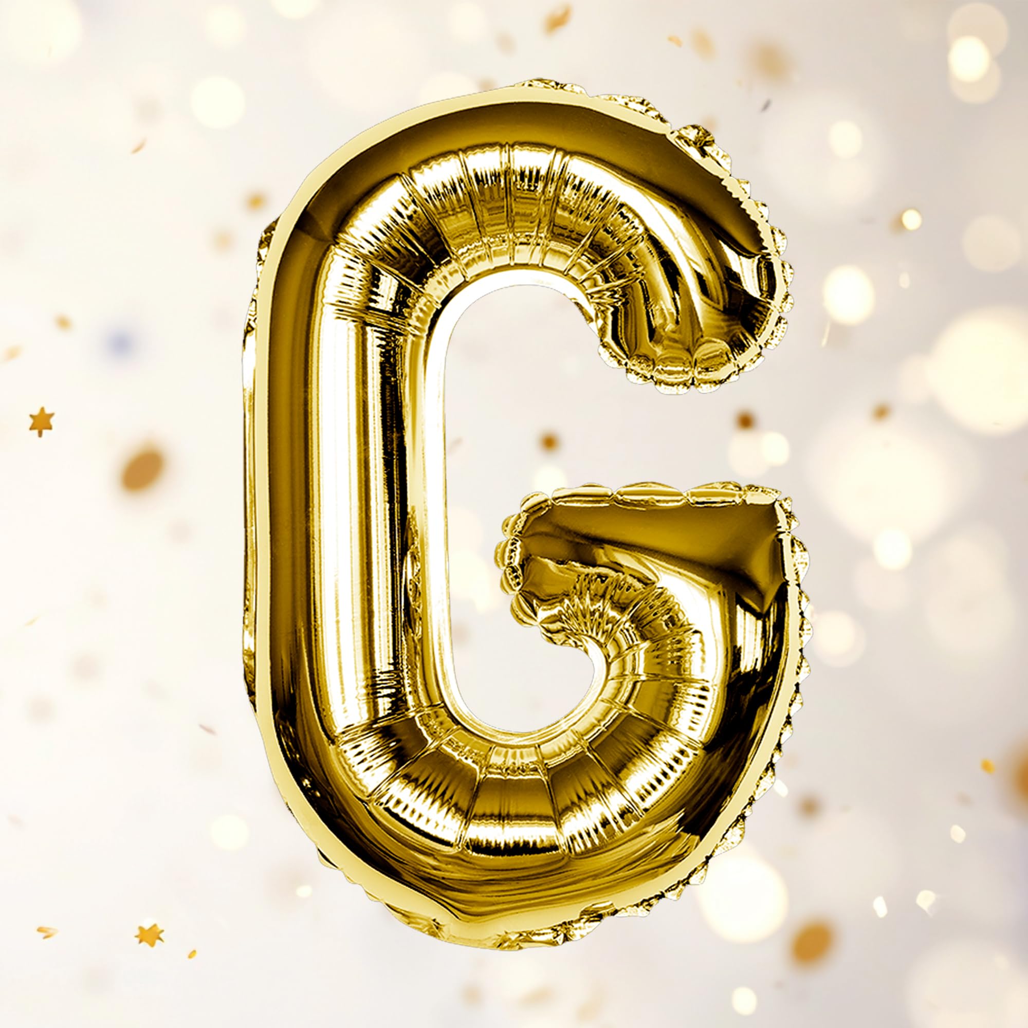 Gold G Letter Foil Balloon