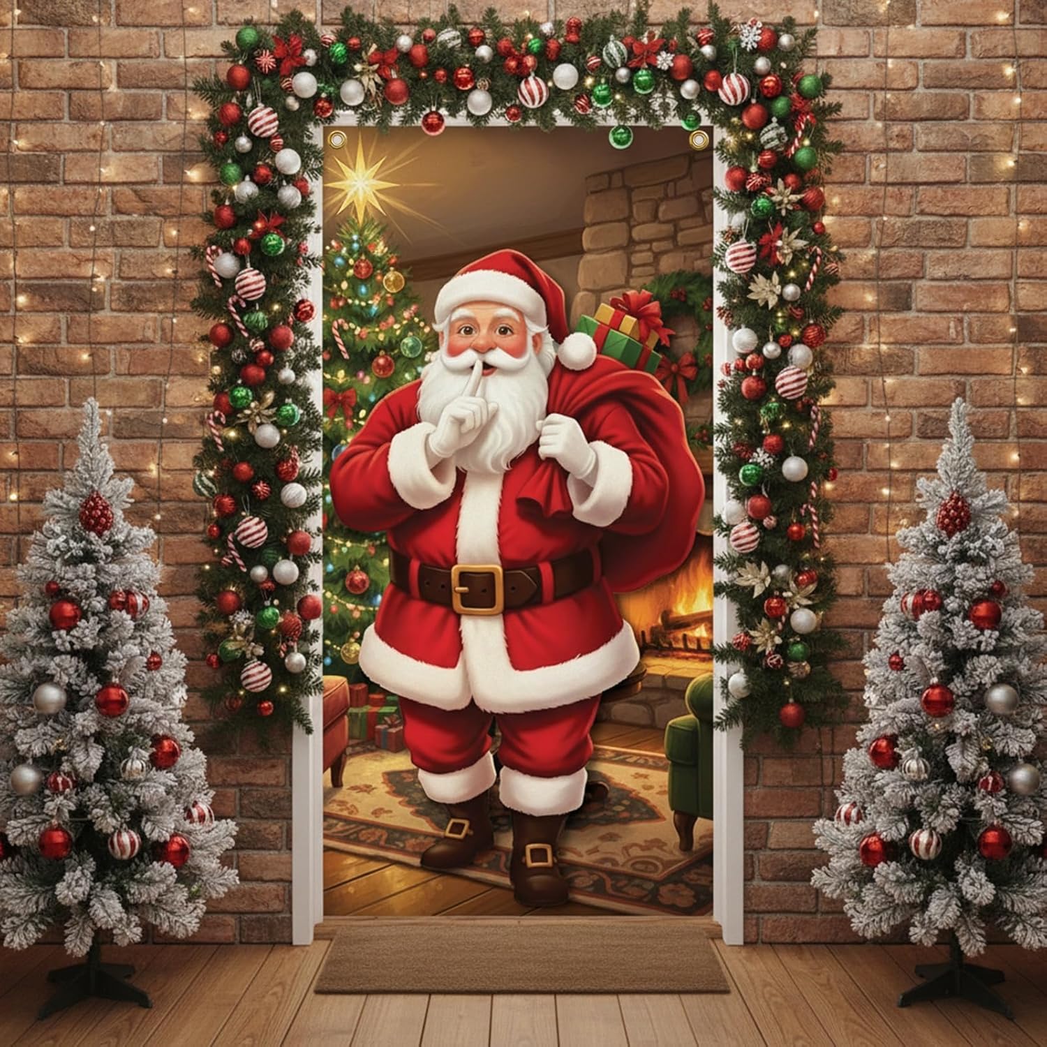 Santa Claus Backdrop for Christmas