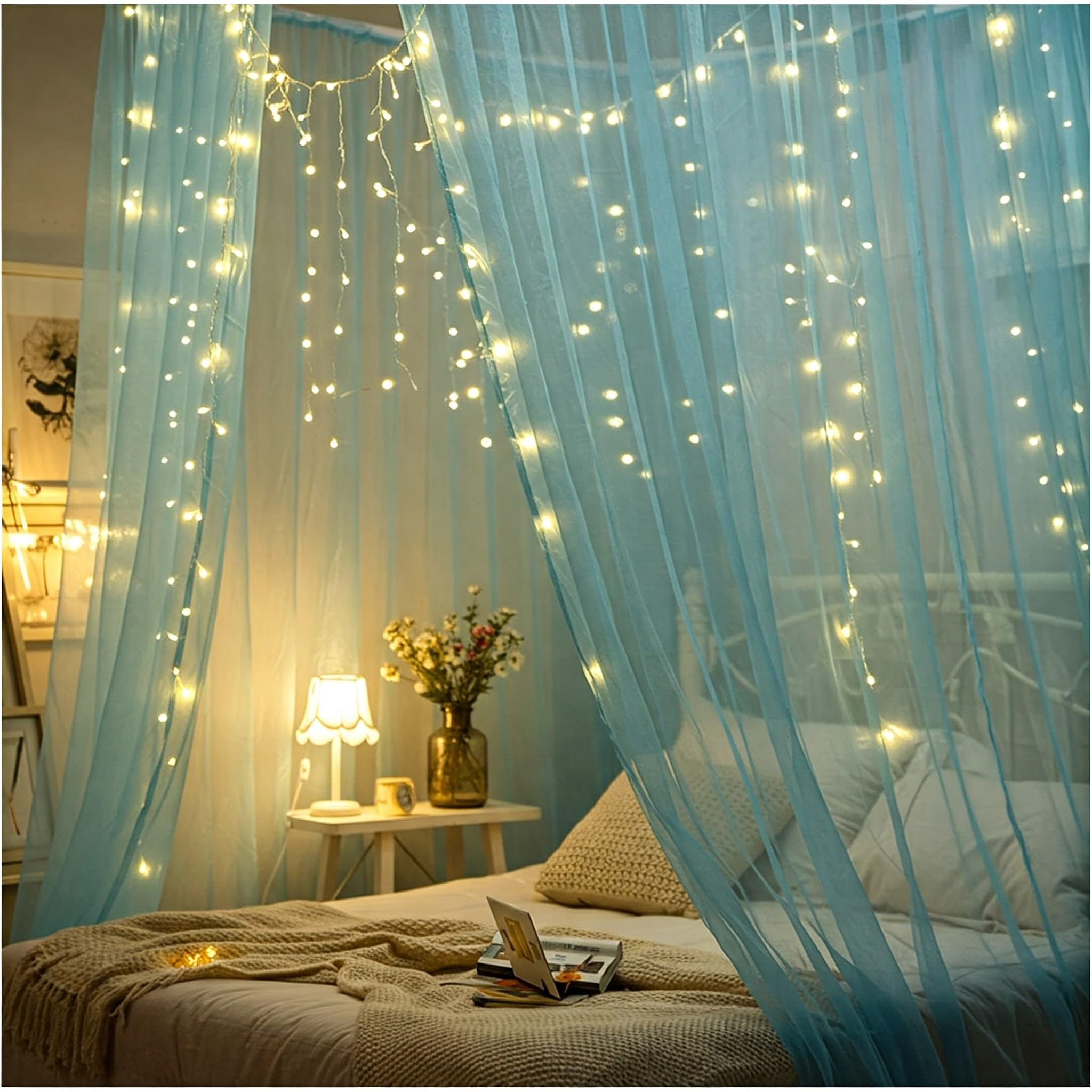 Blue Canopy Tent for Decoration