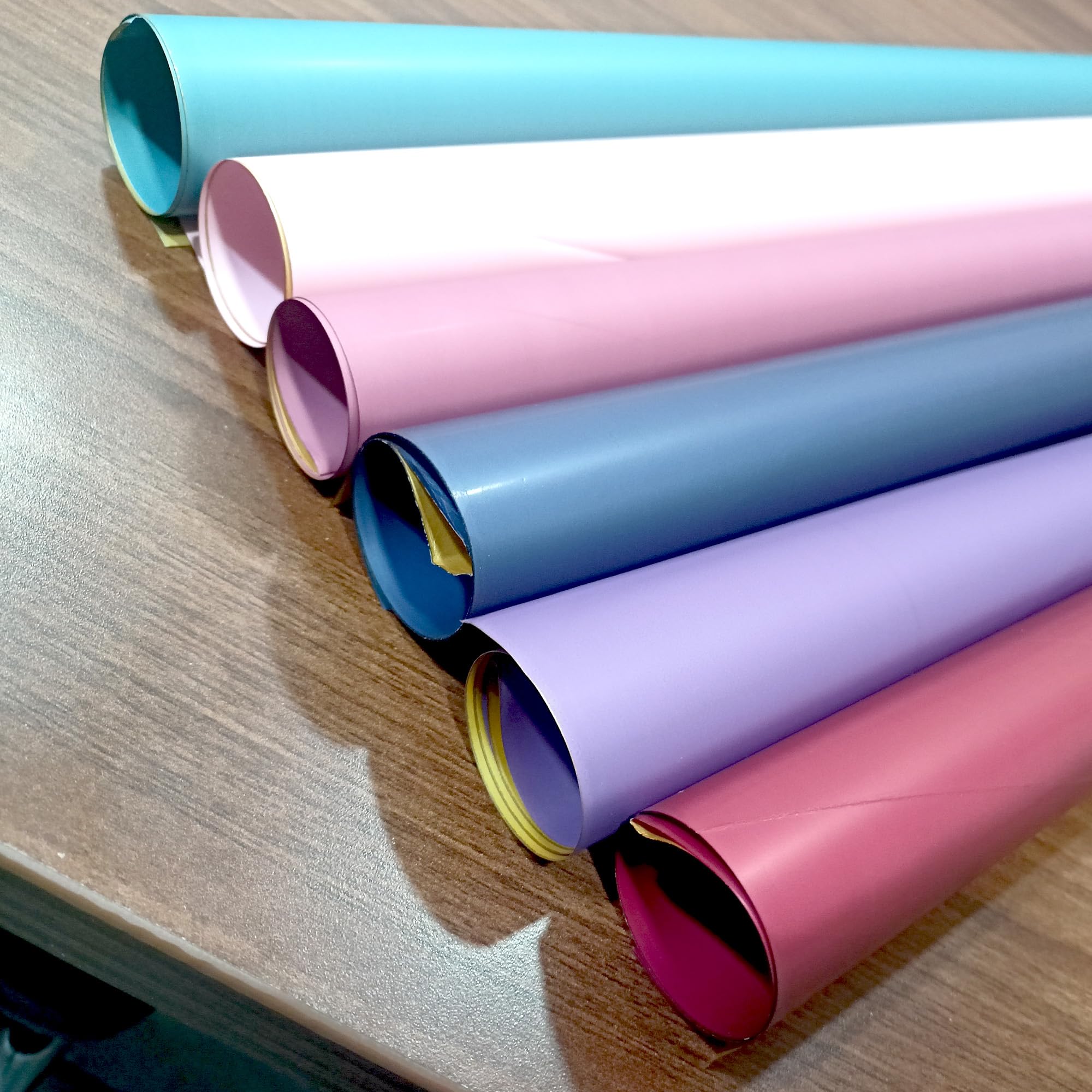 Gift Wrapping Sheets- (Solid) 6pcs