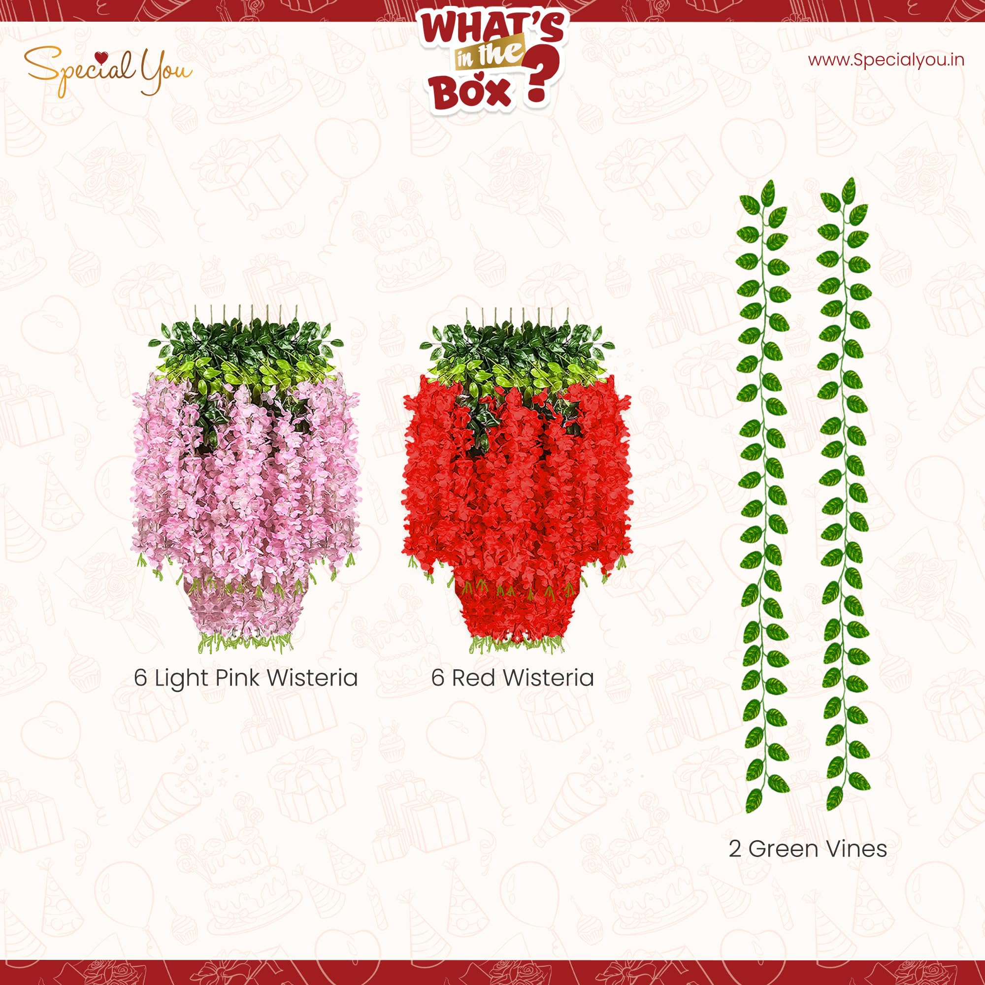 Pink Blossom Diwali Decor Kit