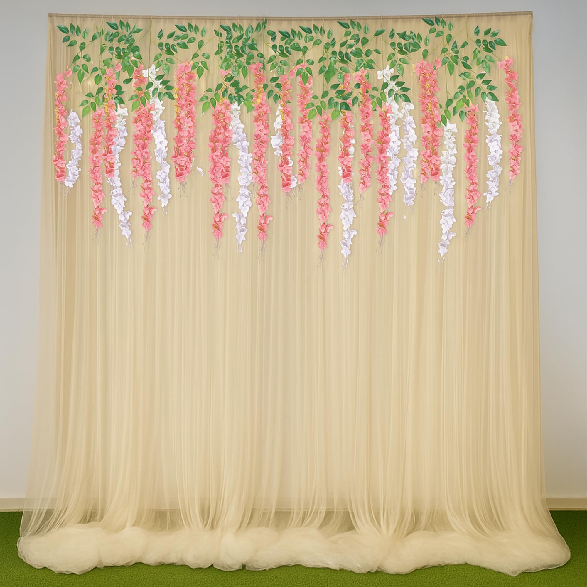 Ivory Light Pink Ganpati Decor