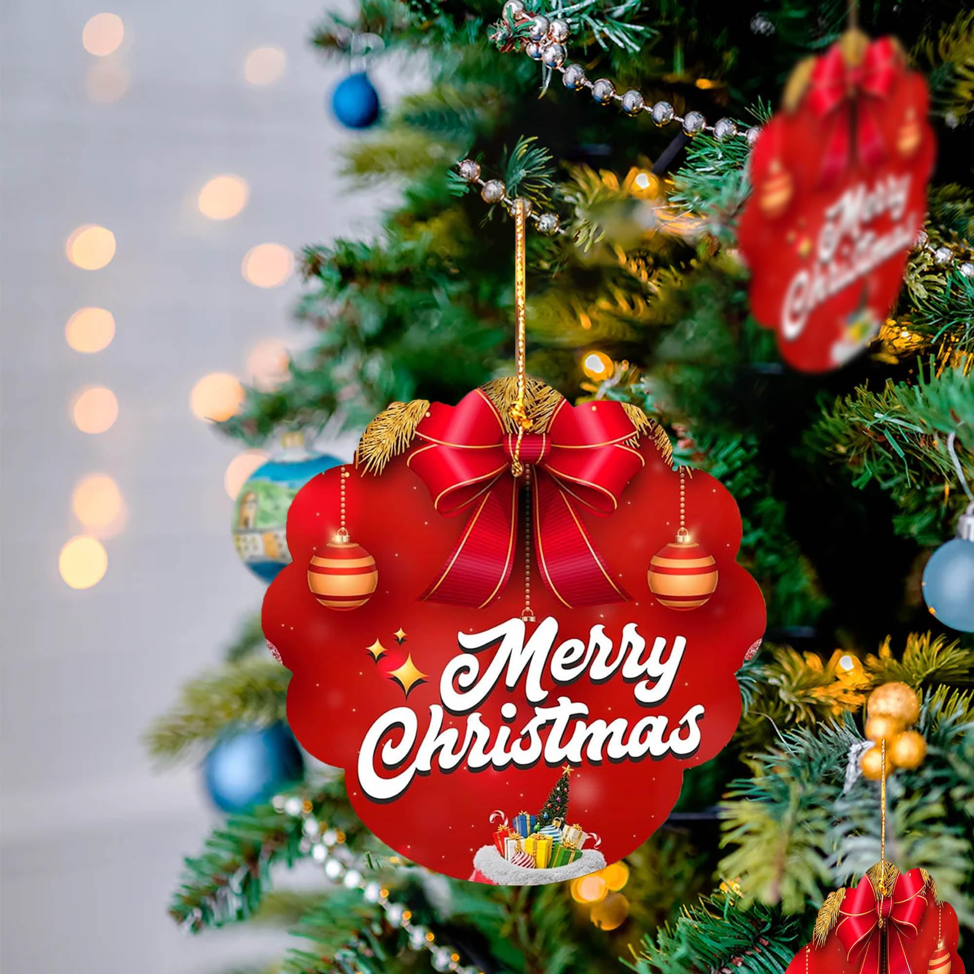 Merry Christmas Hanging for Christmas Decor- 20 Pcs