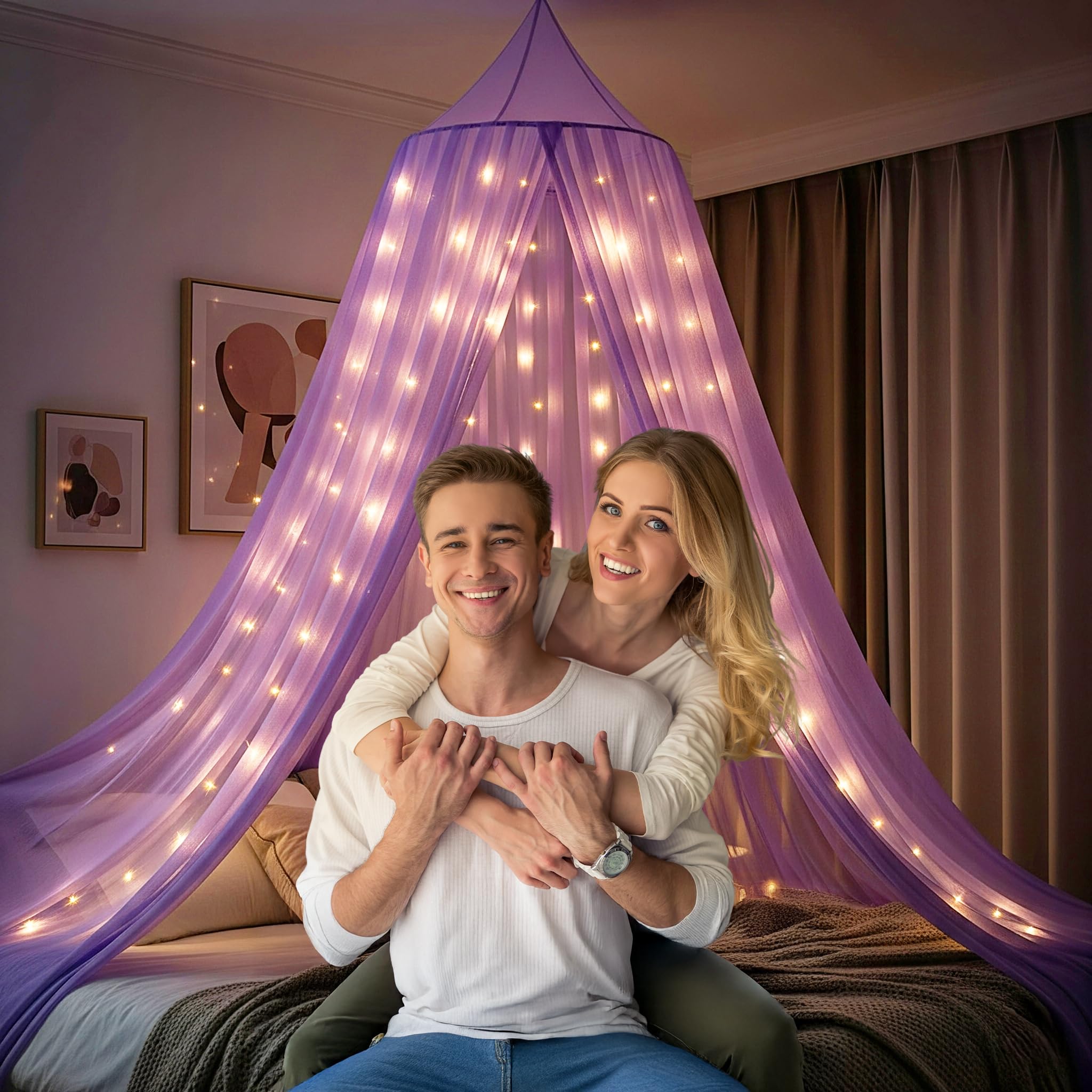 Lavender Canopy Decor