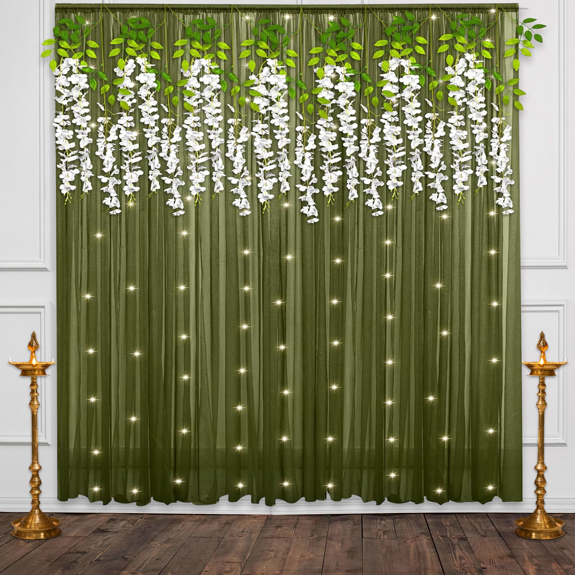 curtain backdrop decorations