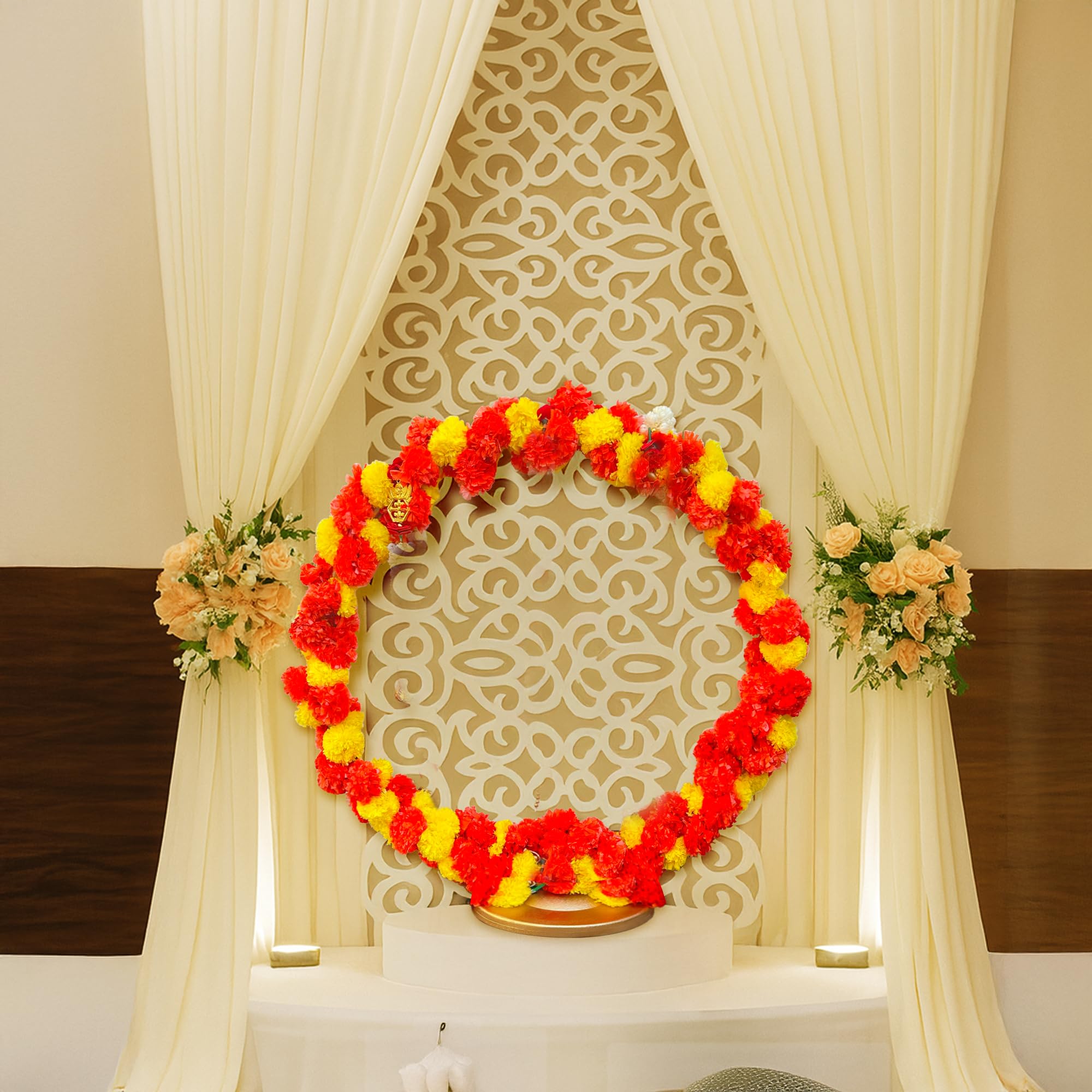 PVC Stand Ganpati Decor