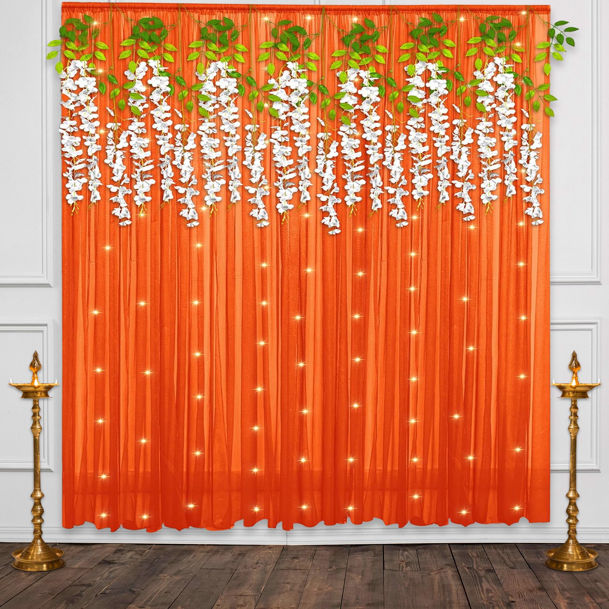 Ganesh Chaturthi festive Orange Decor
