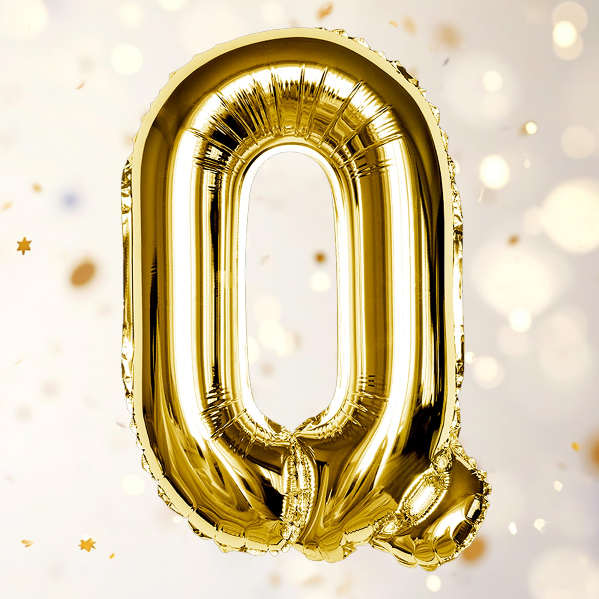 Gold Q Letter Foil Balloon