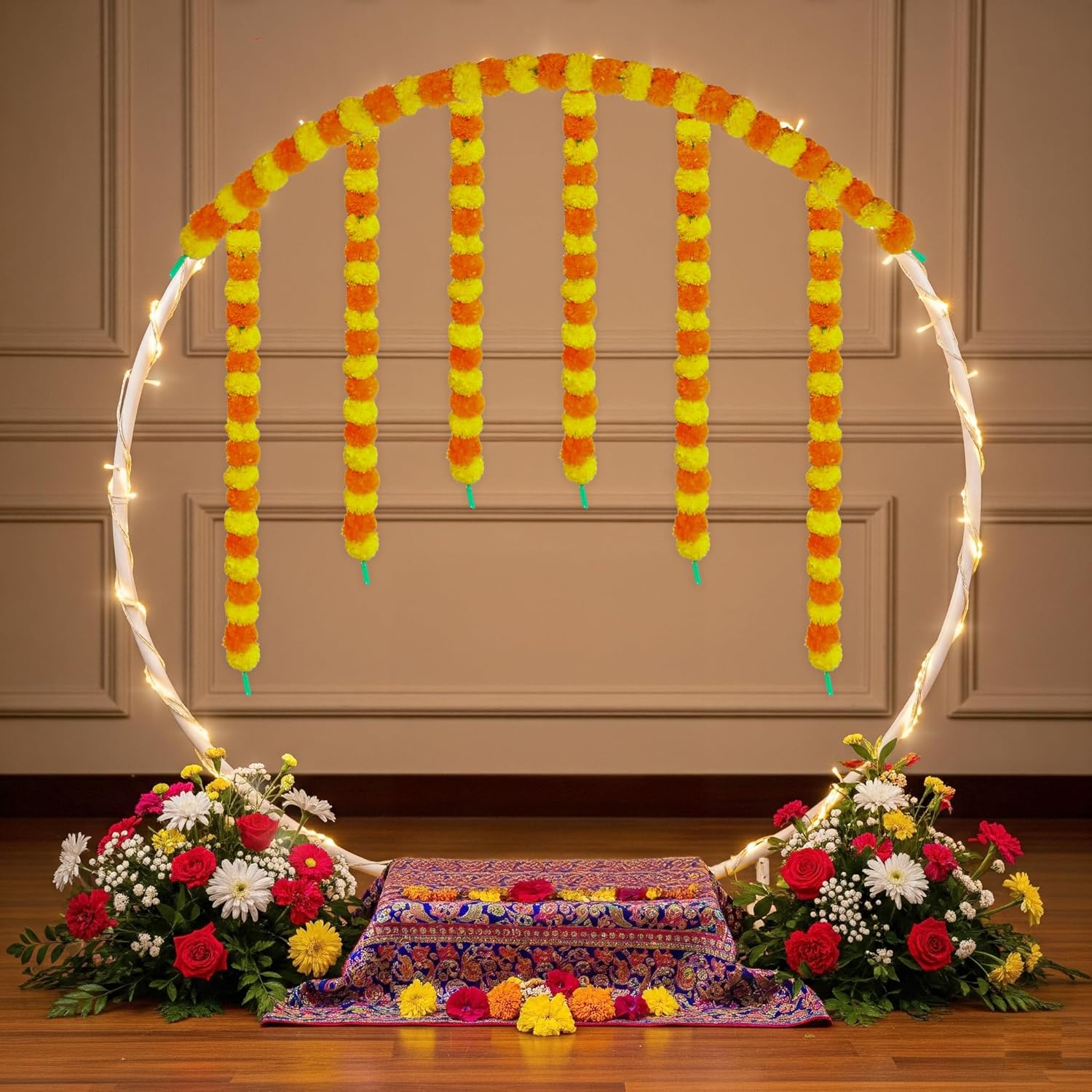 Diwali Marigold with Stand