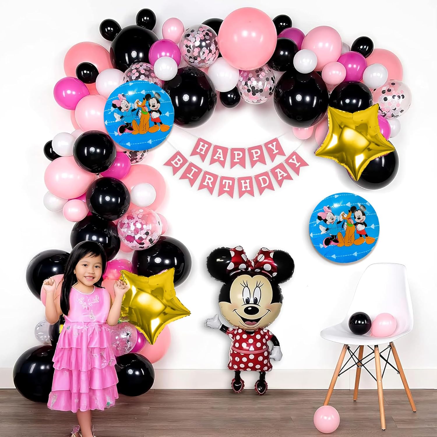 Minnie mouse Birthday Decor DIY kit