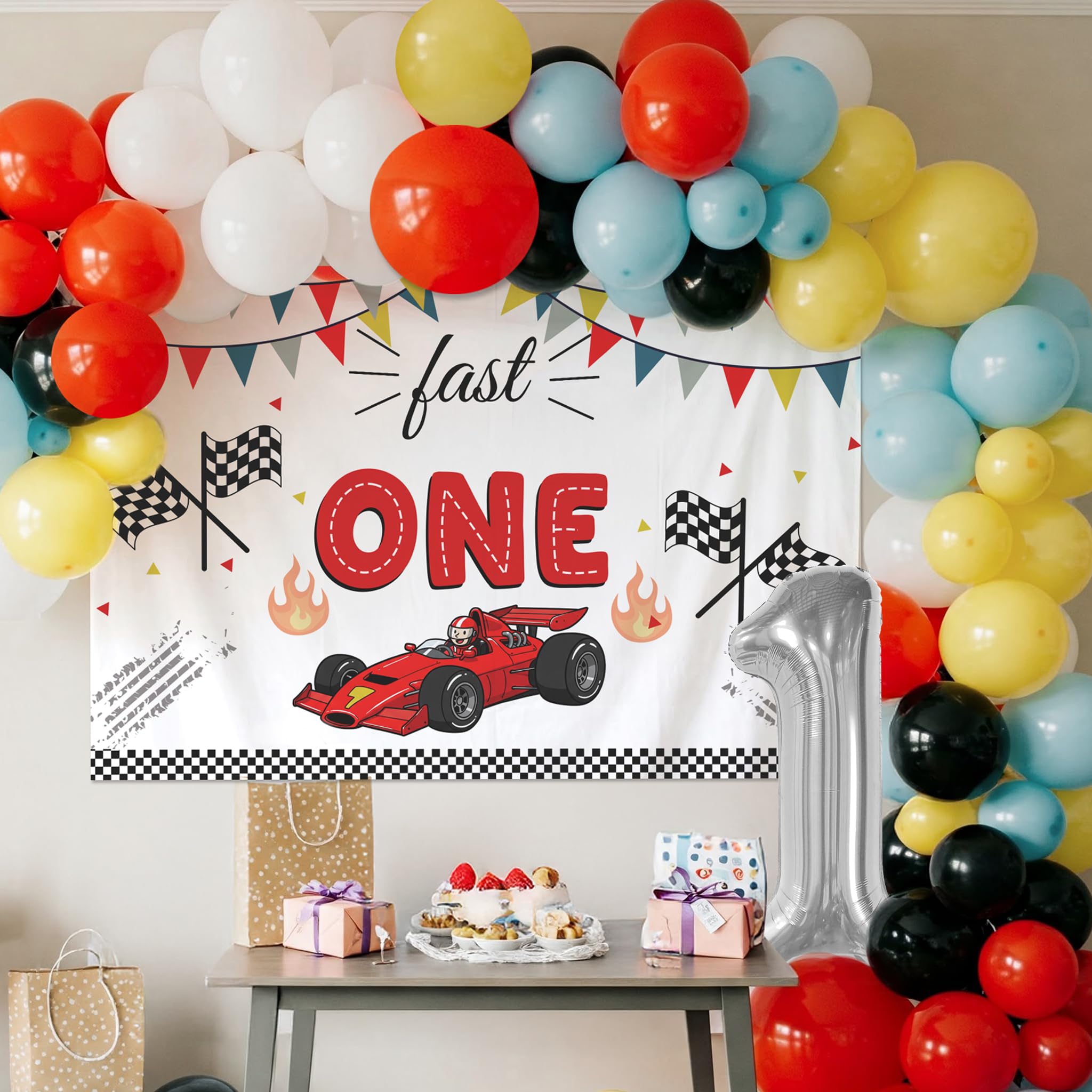 Car Theme Decoration for Birthday-54pcs