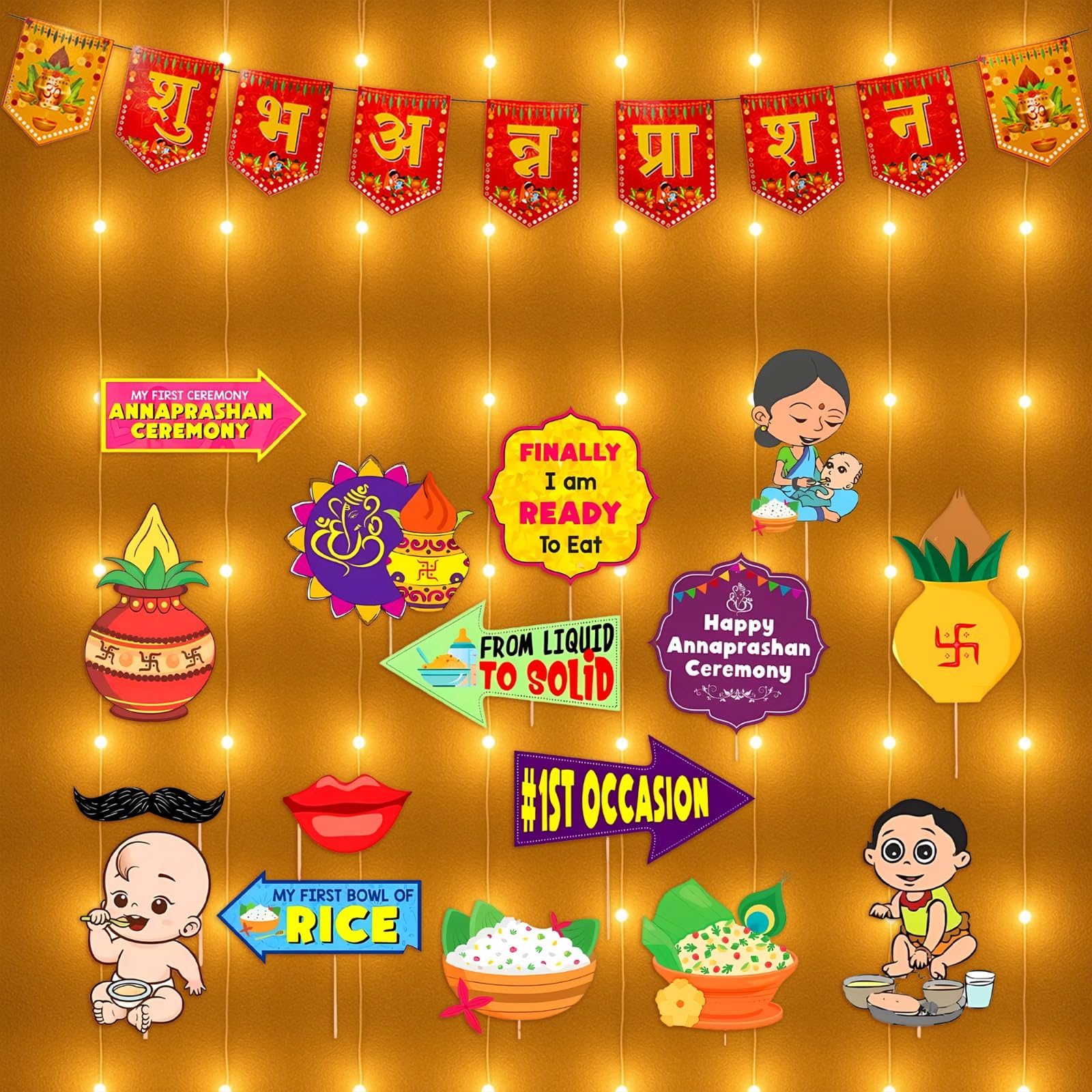 Traditional Shubh Annaprashan Decor