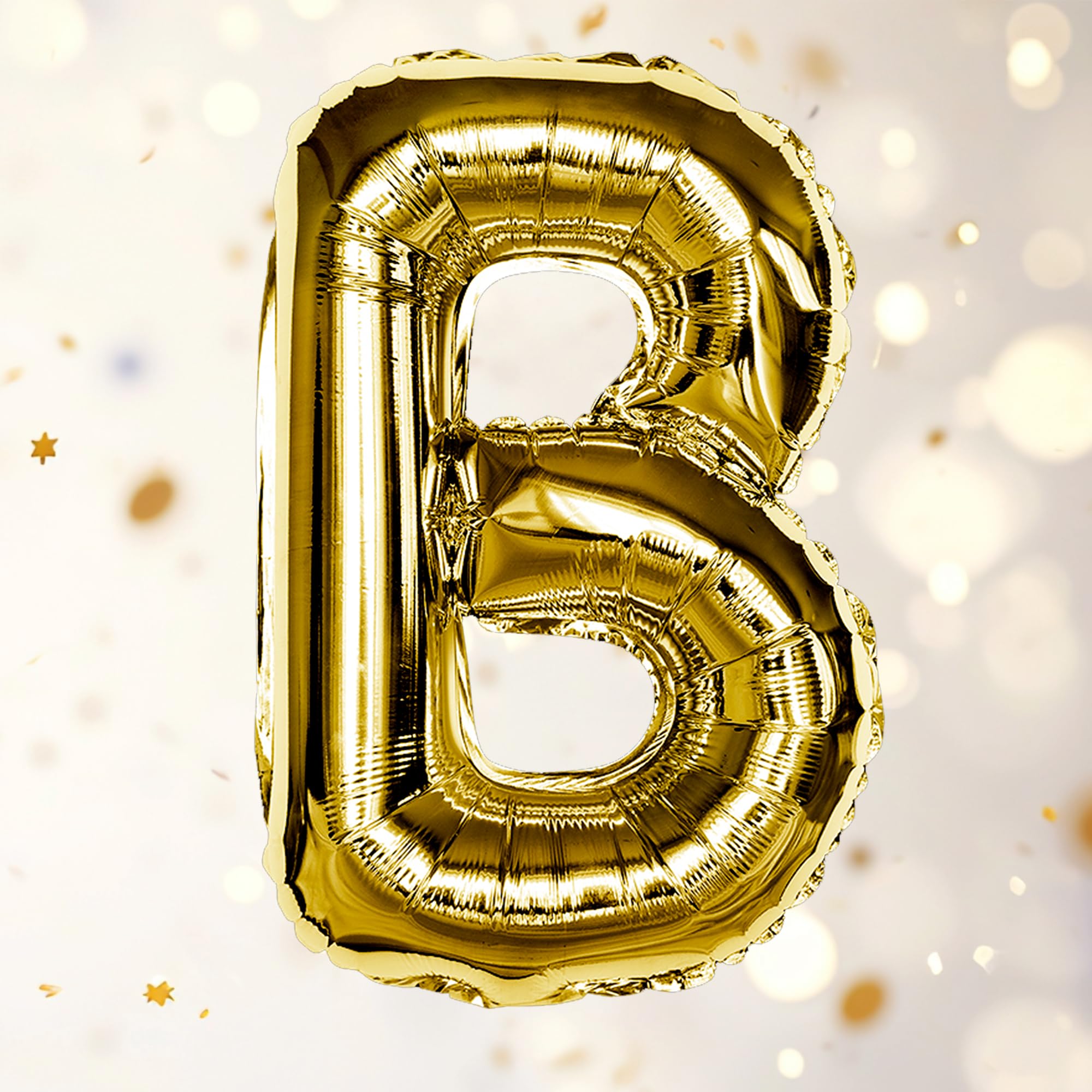 Gold B Letter Foil Balloon