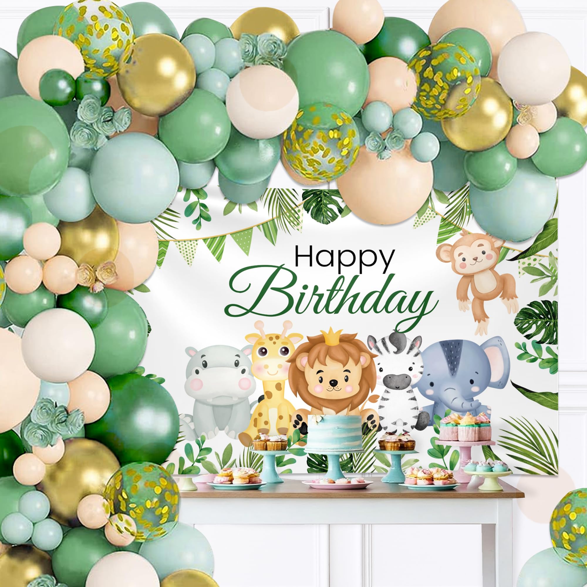 Jungle Theme Birthday Decoration Kit