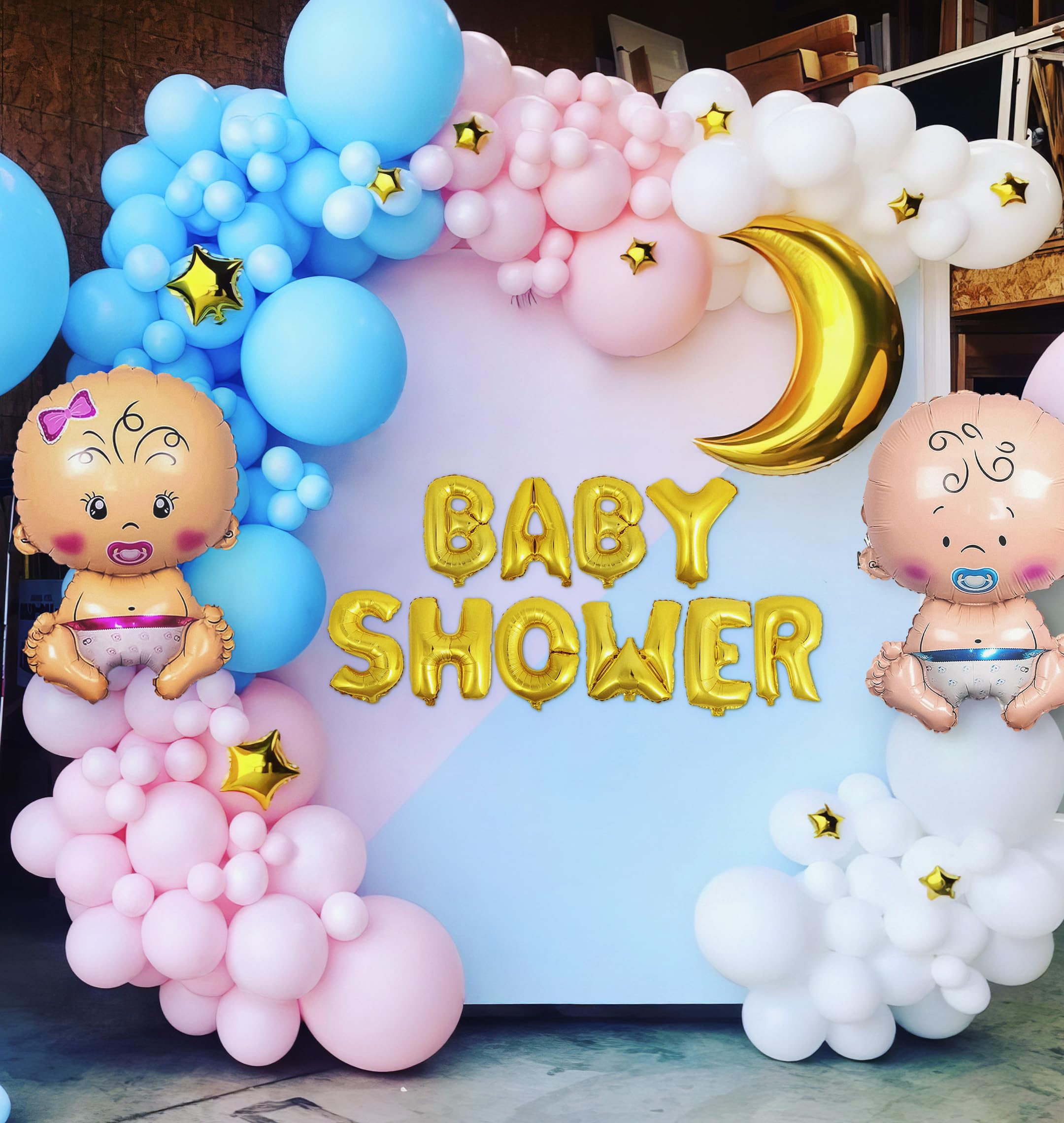 Tender Tones DIY Baby shower Decor kit