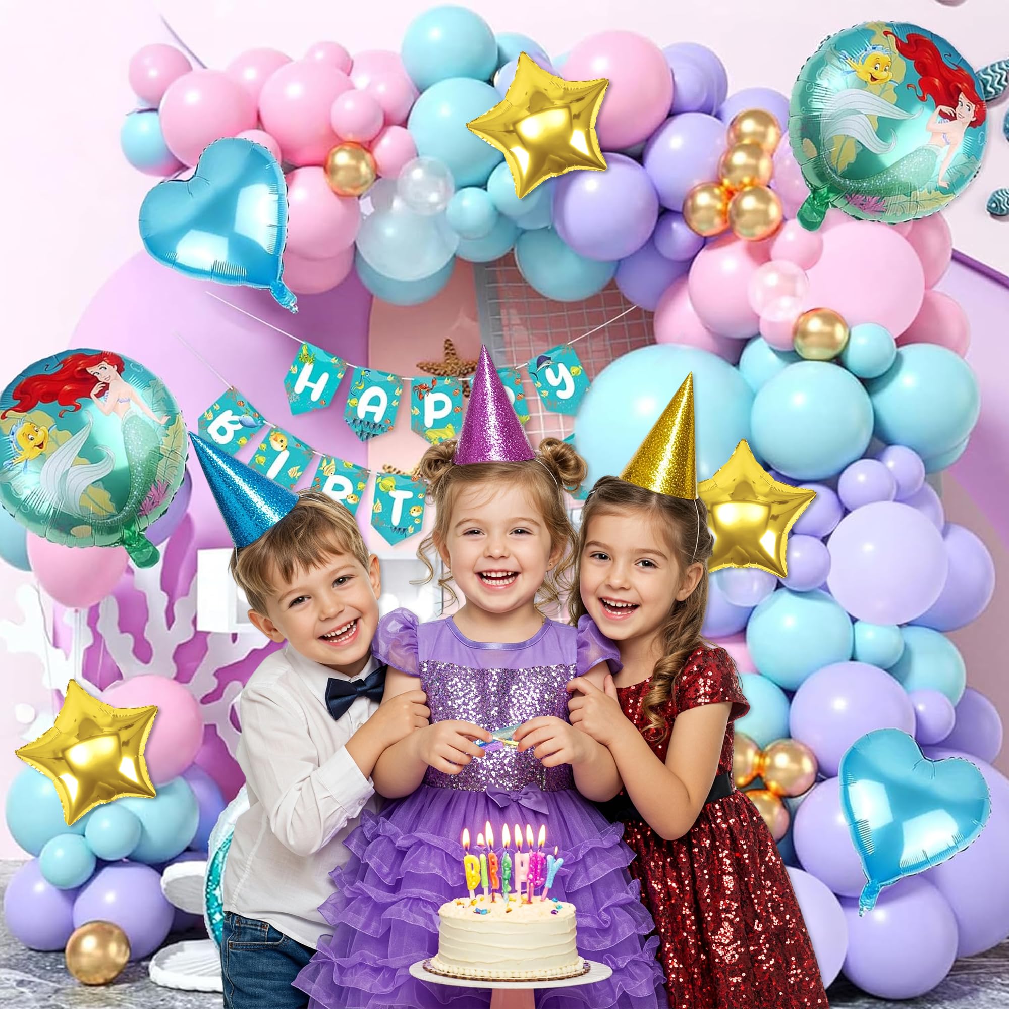 Mermaid Theme Birthday Decorations