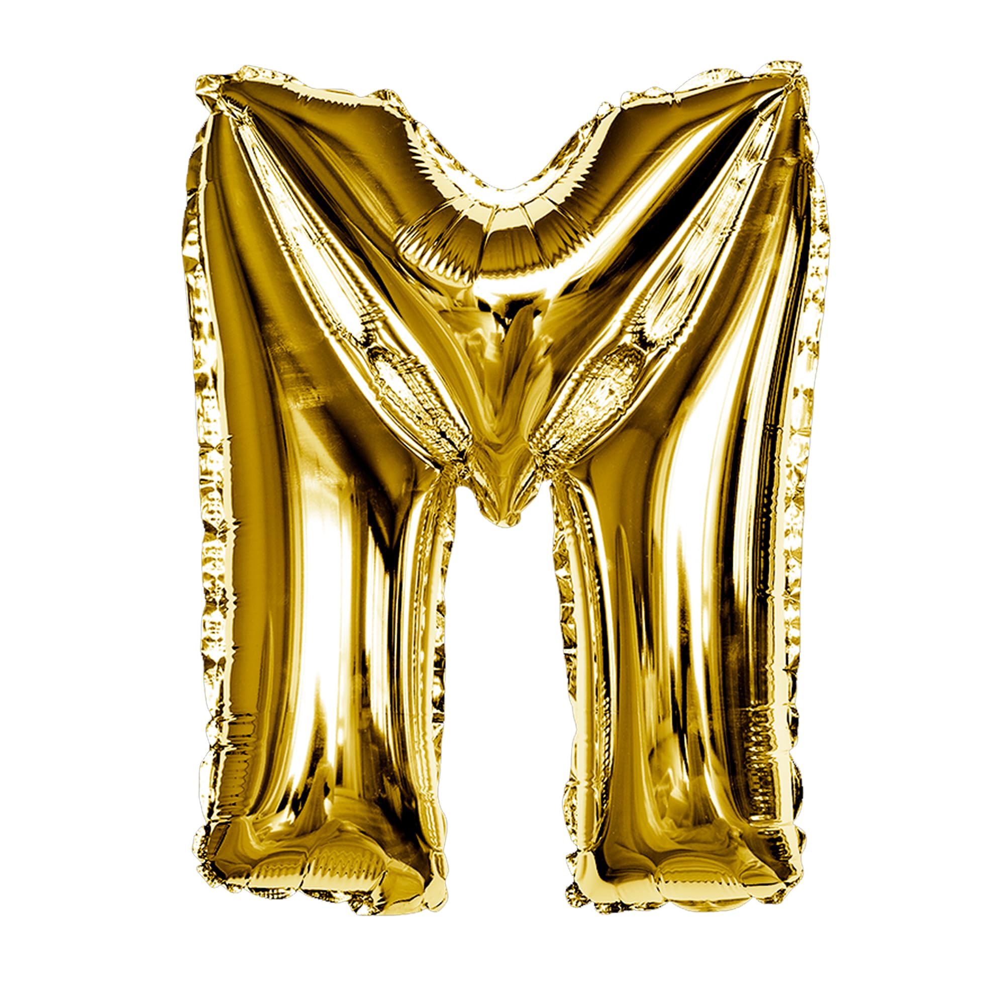 Gold M Letter Foil Balloon - Special You