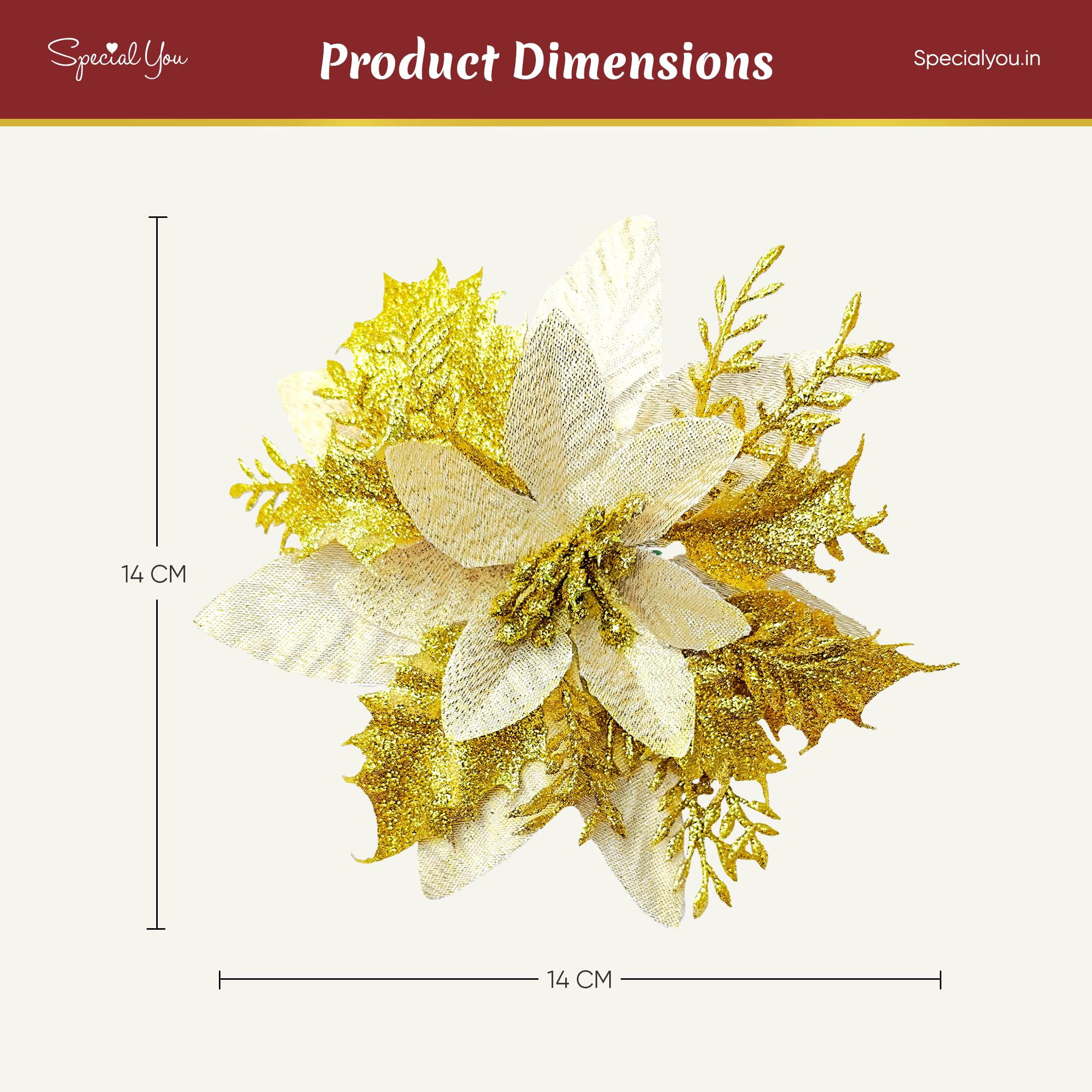 artificial poinsettias