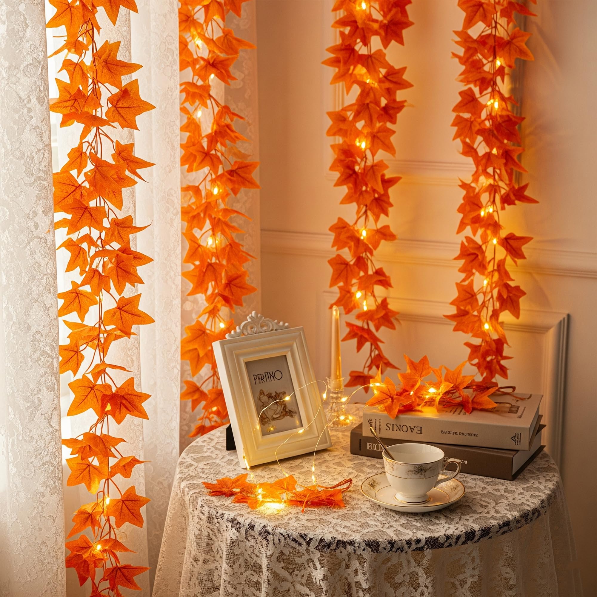 orange maple vines