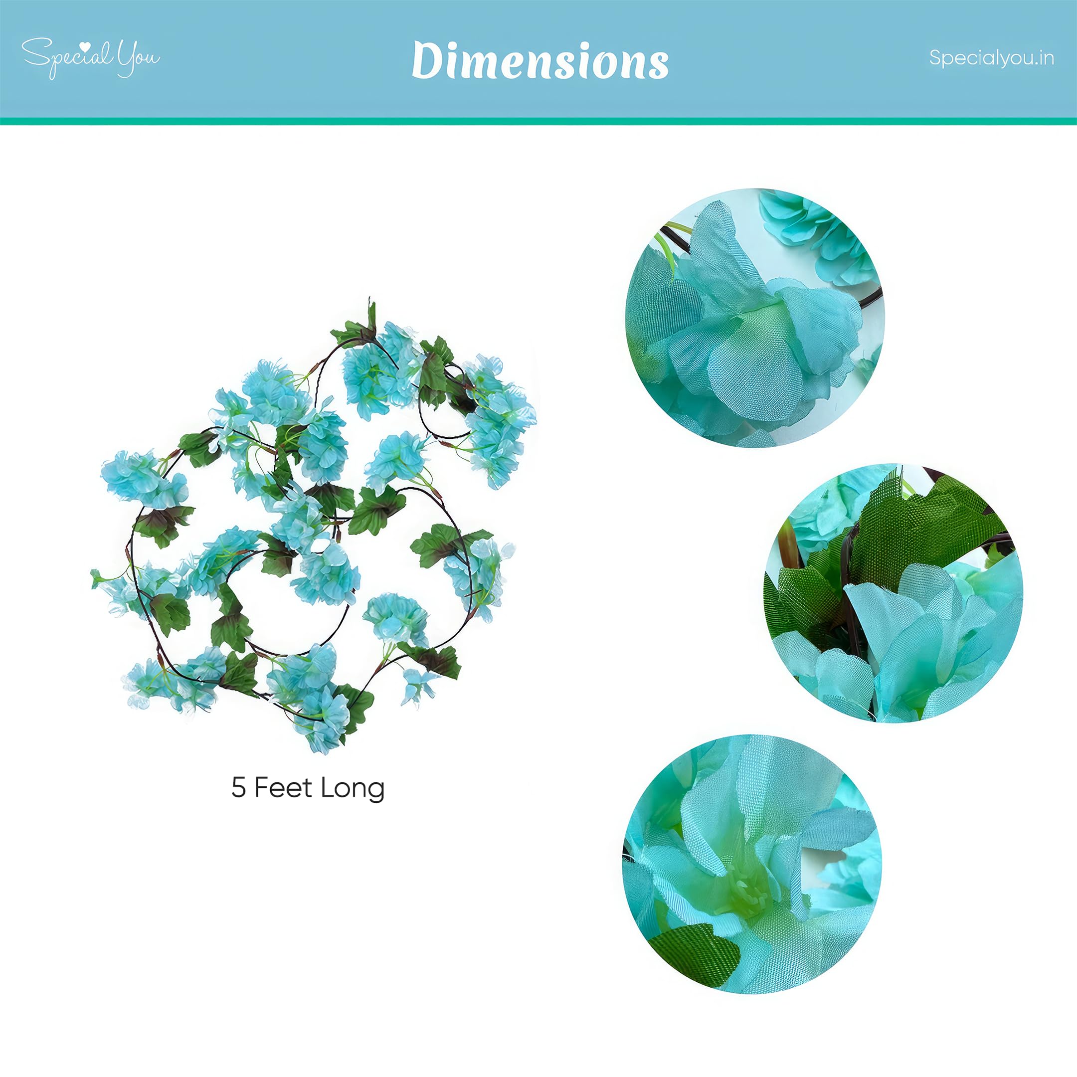 blue vines decoration