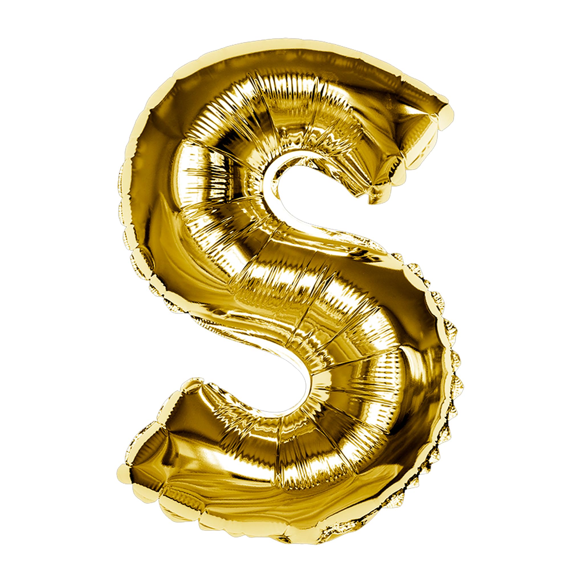 Gold S Letter Foil Balloon