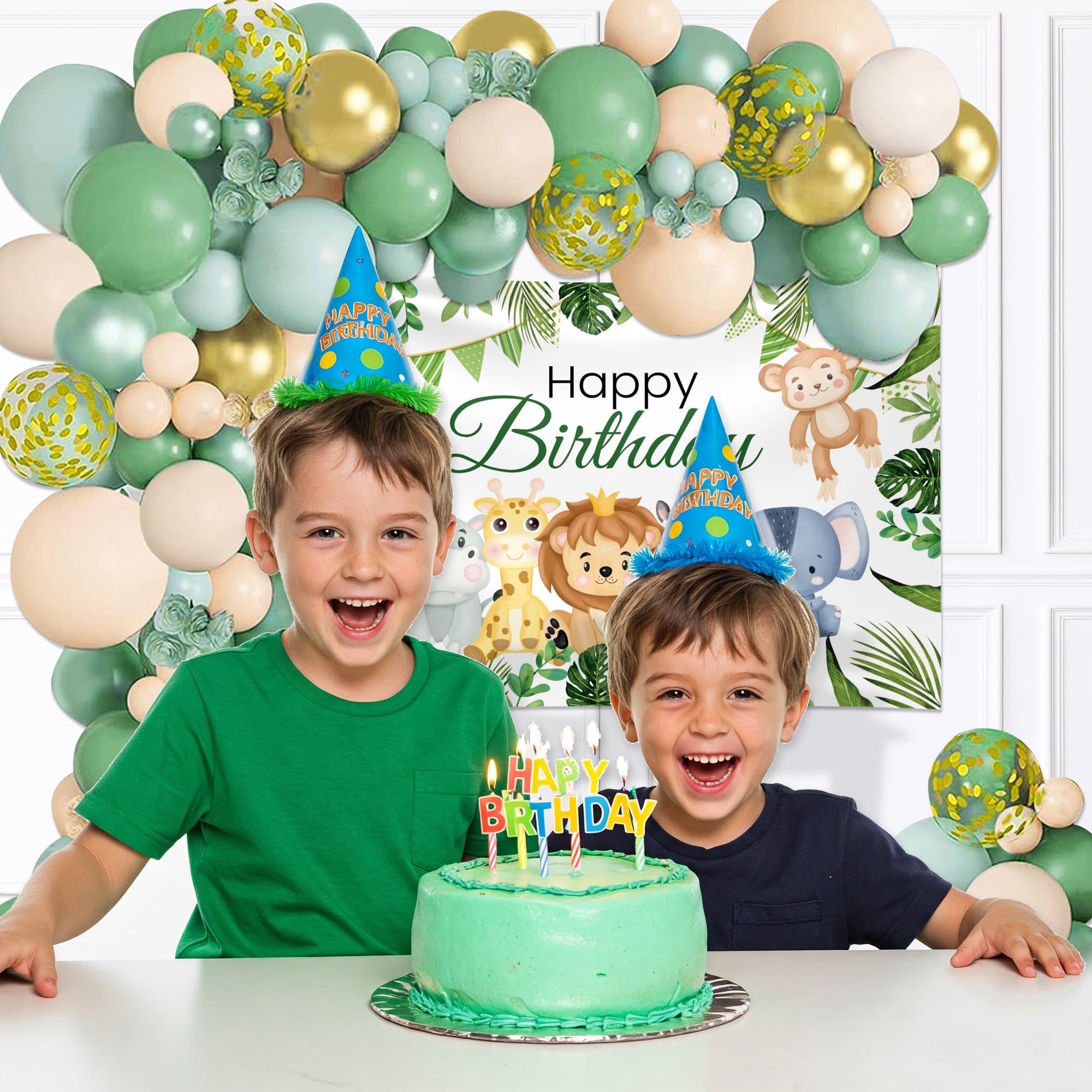 Jungle Theme Birthday Decoration Kit
