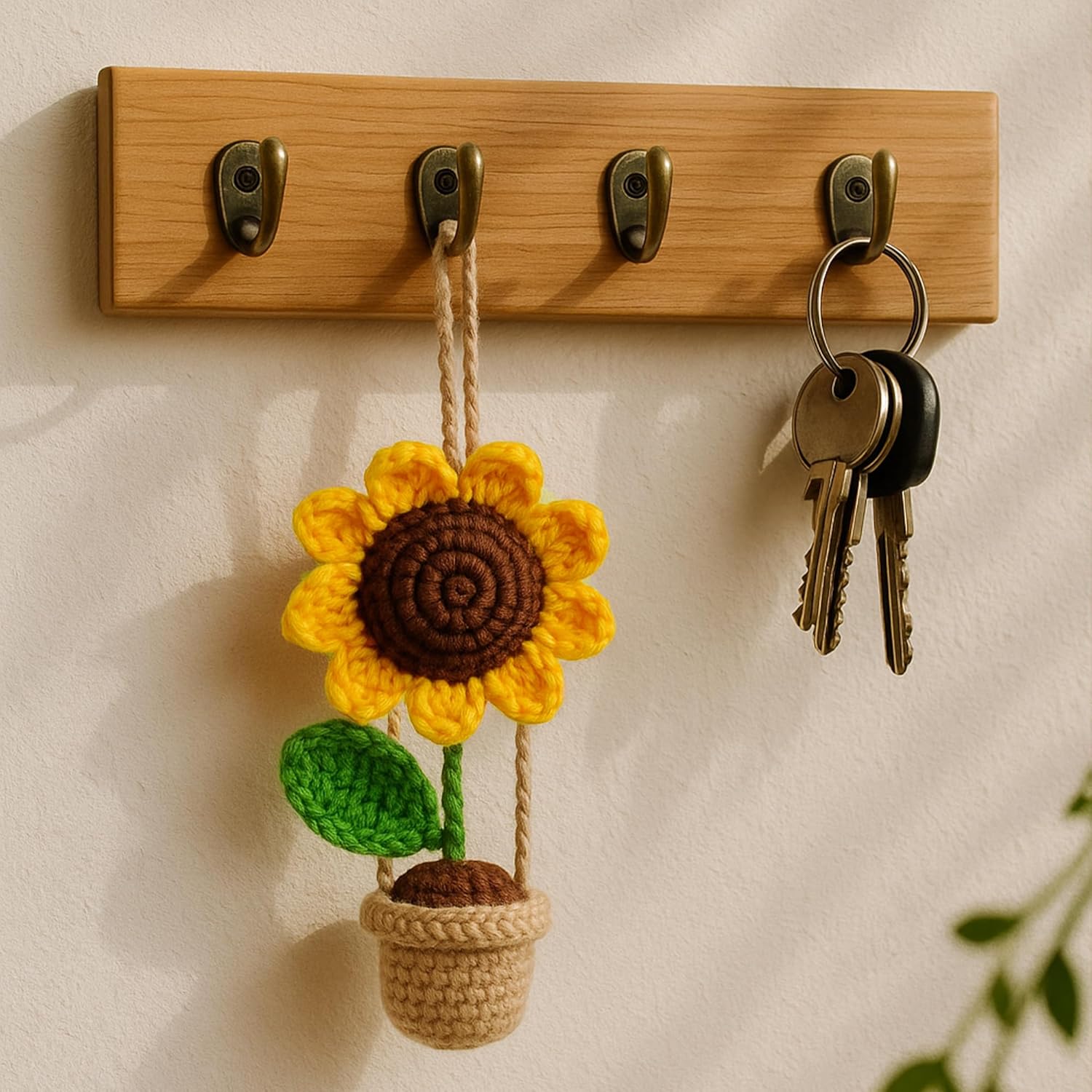 Sunflower Crochet Hanging