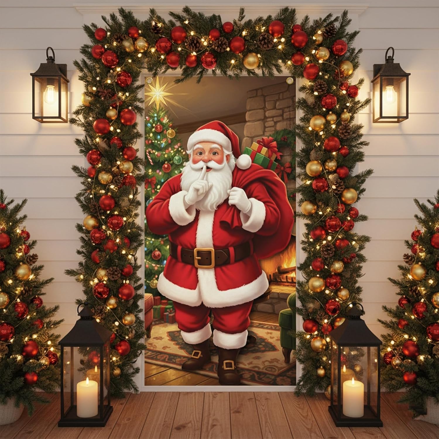 Santa Claus Backdrop for Christmas