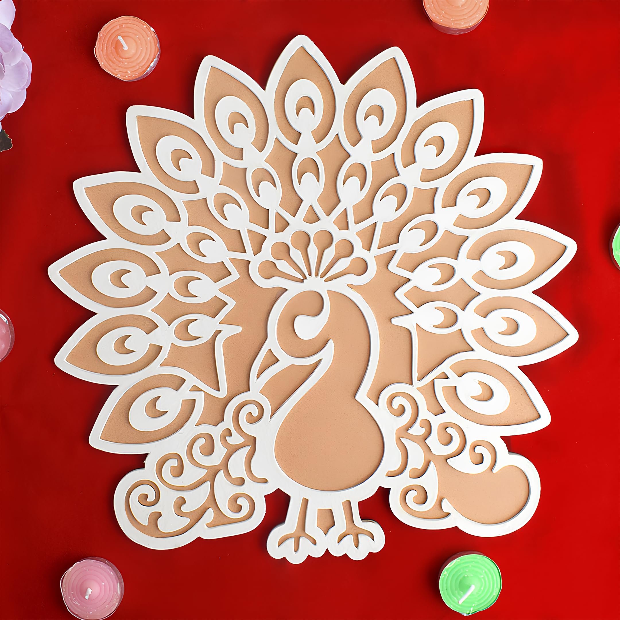 peacock stencils
