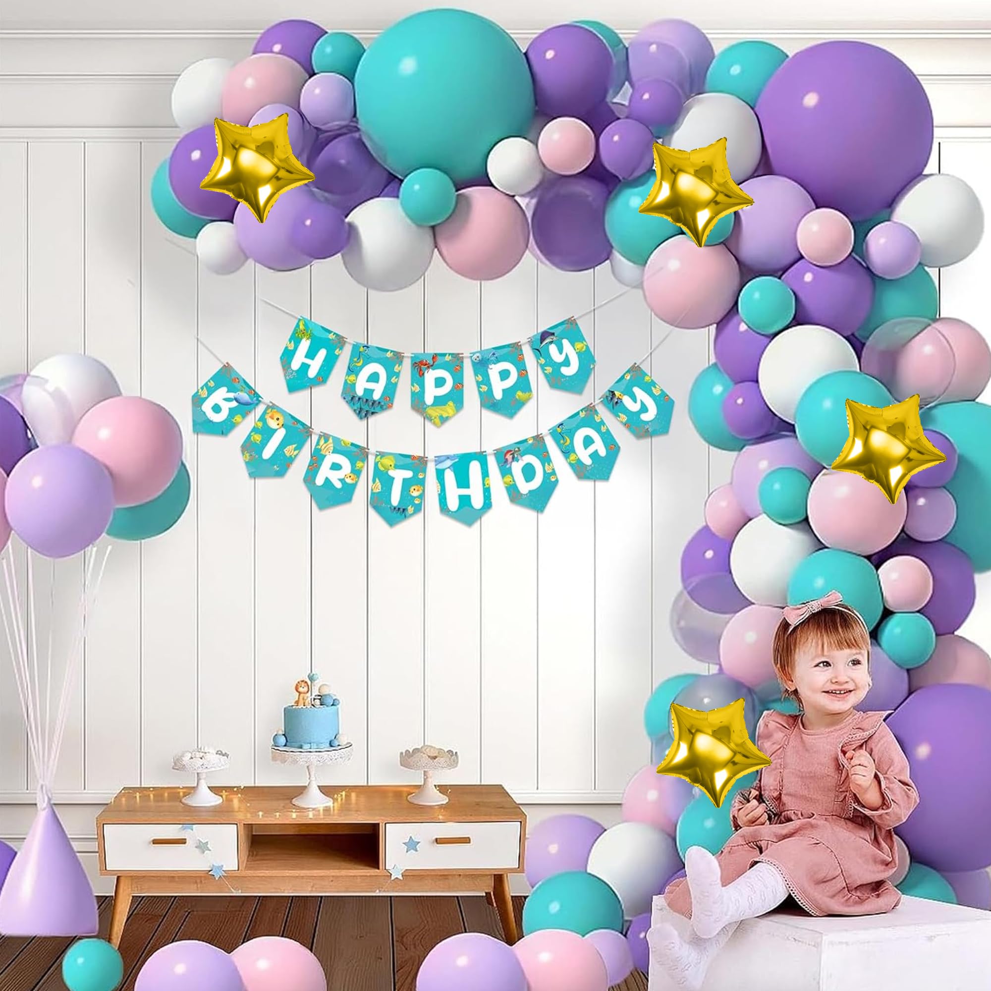 Ocean theme Birthday DIY Kit