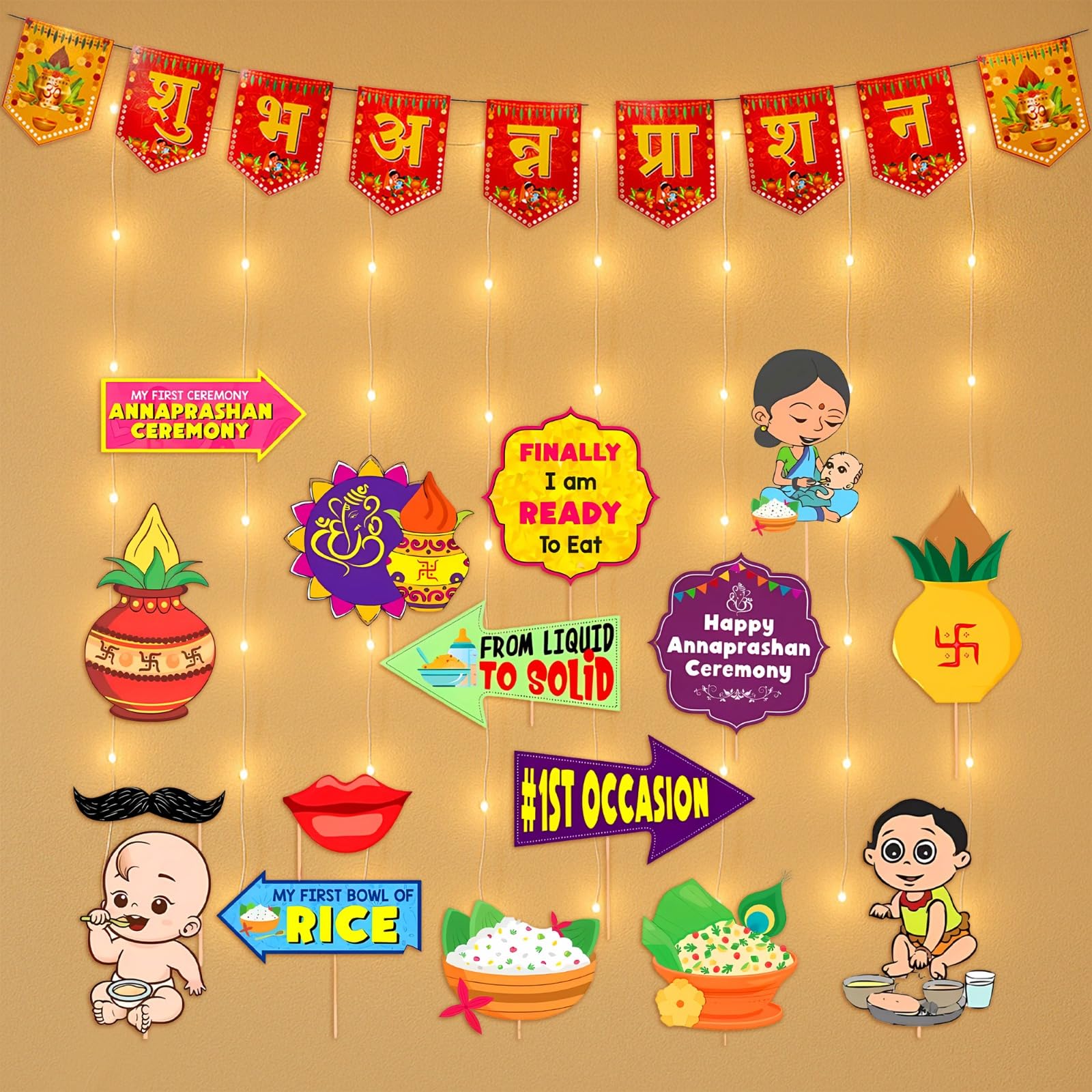 Traditional Shubh Annaprashan Decor