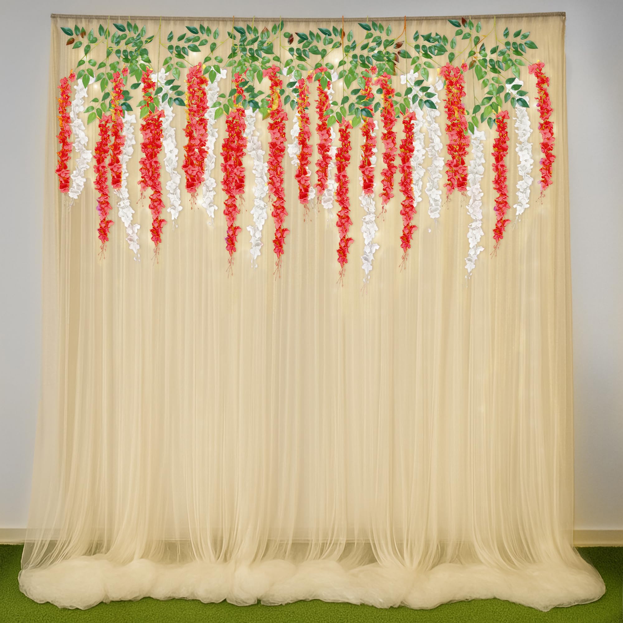Red & White Diwali Decor Kit