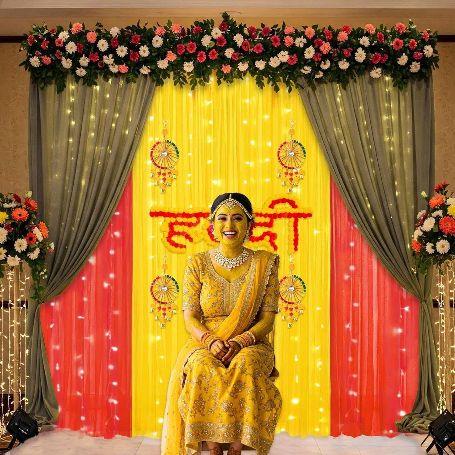 Yellow & Green Traditional Decor