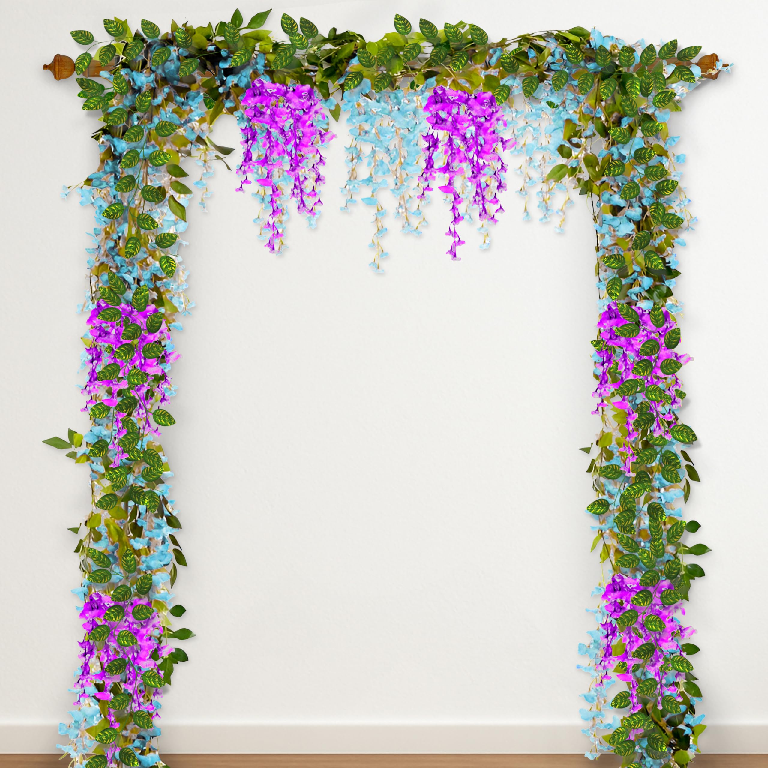 Purple Blue Diwali Decor Kit