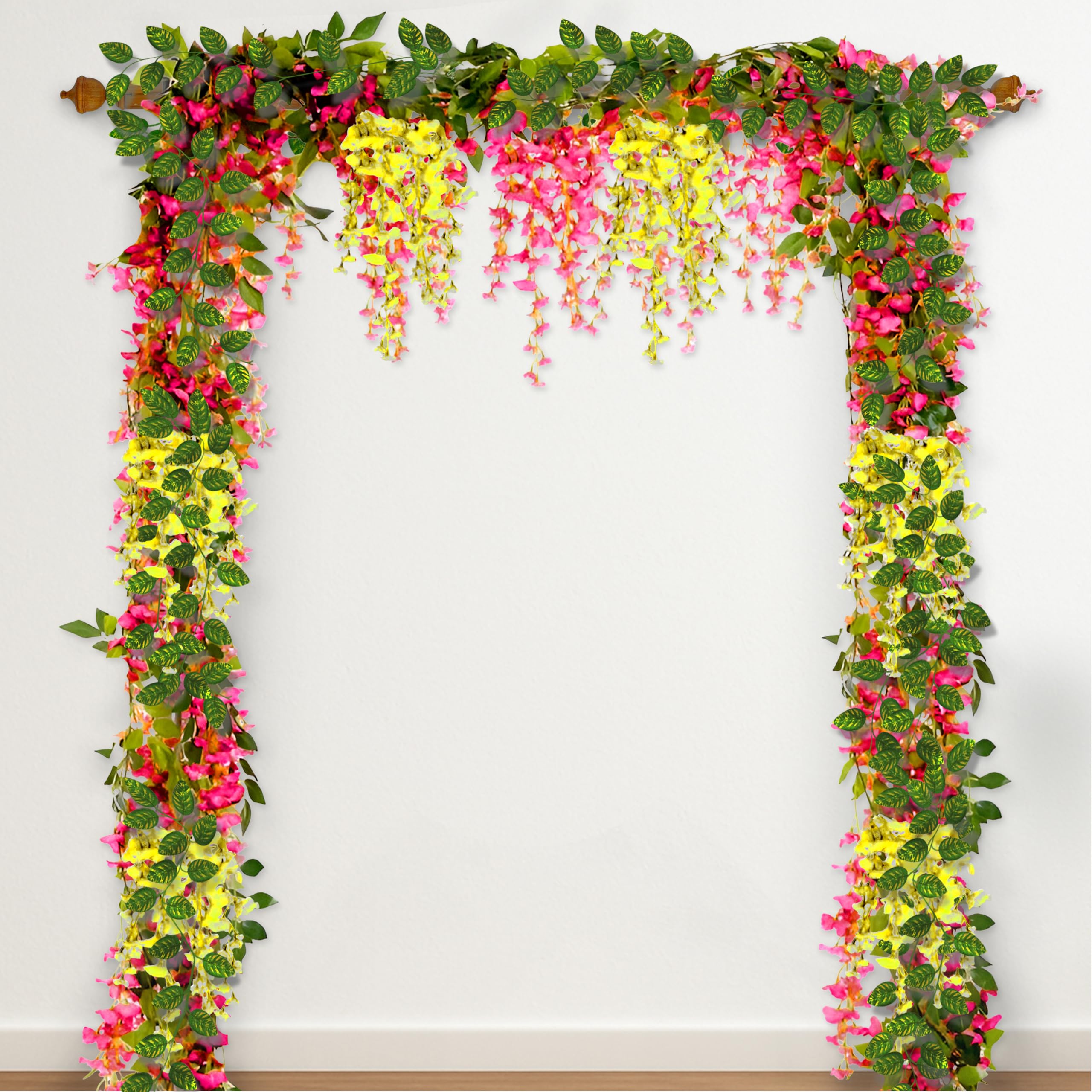 Pink Yellow Ganpati Decor