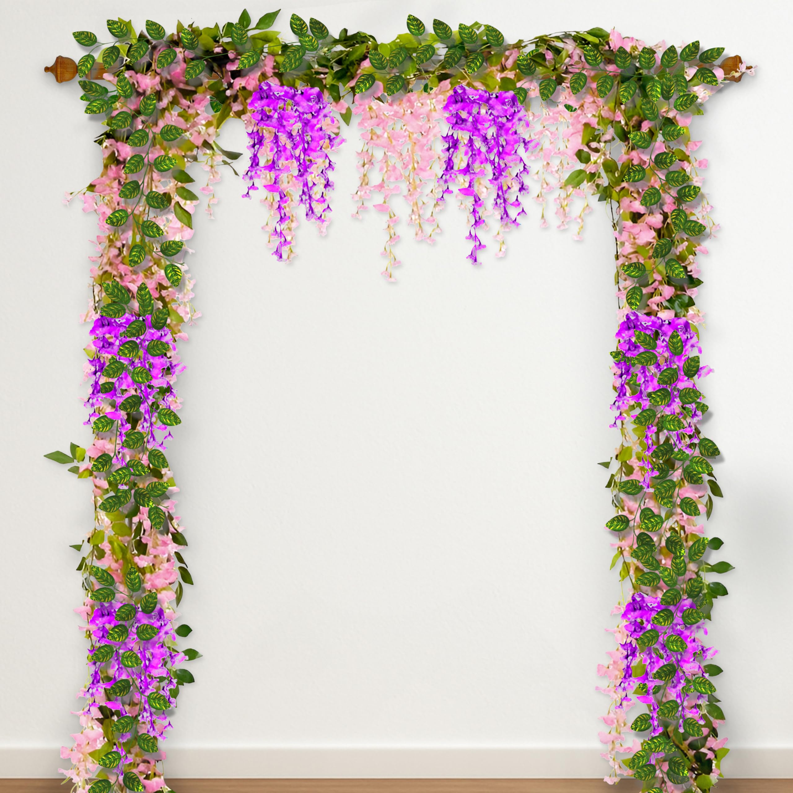 Light Pink Purple Ganpati Decor
