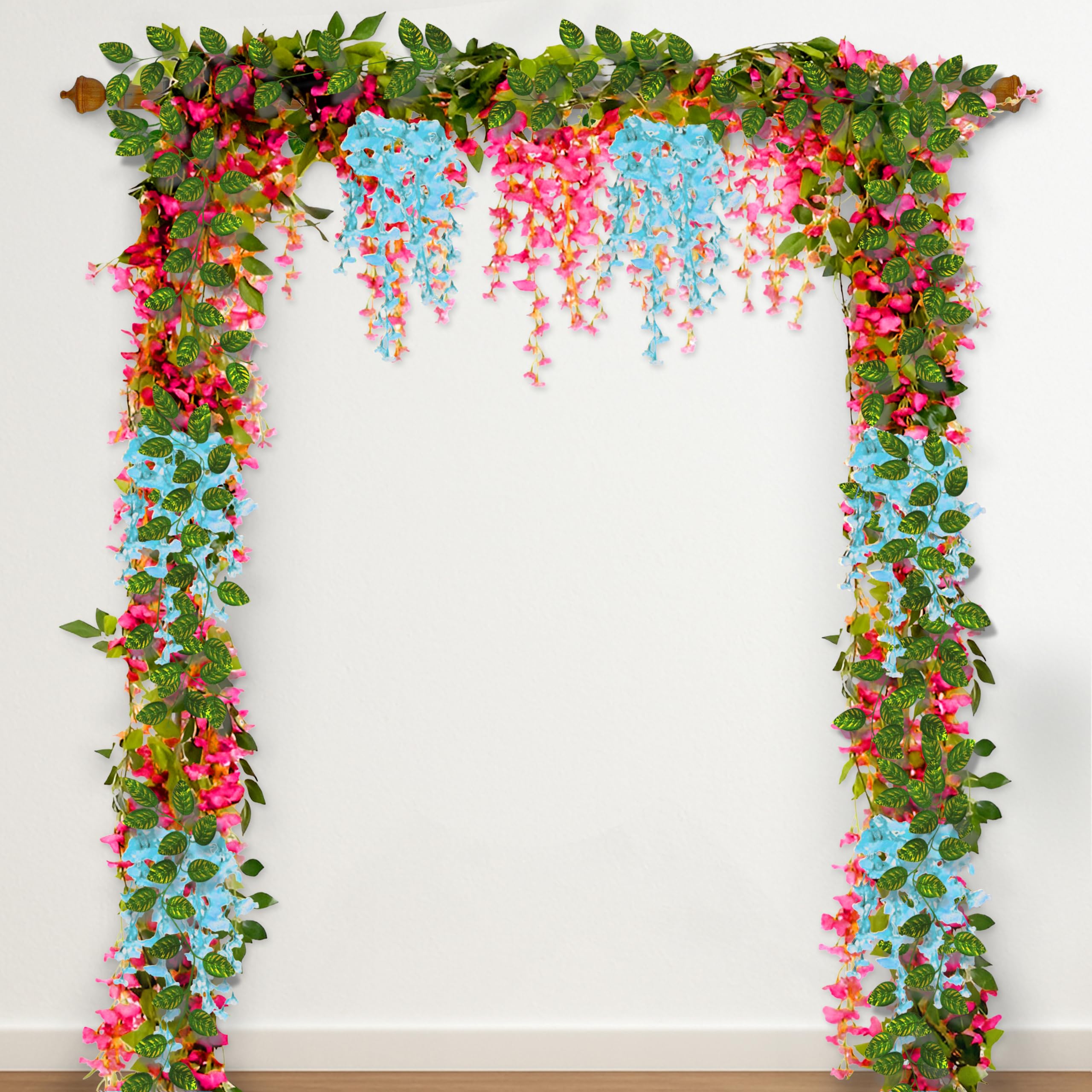 Pink Blue Ganpati Decor