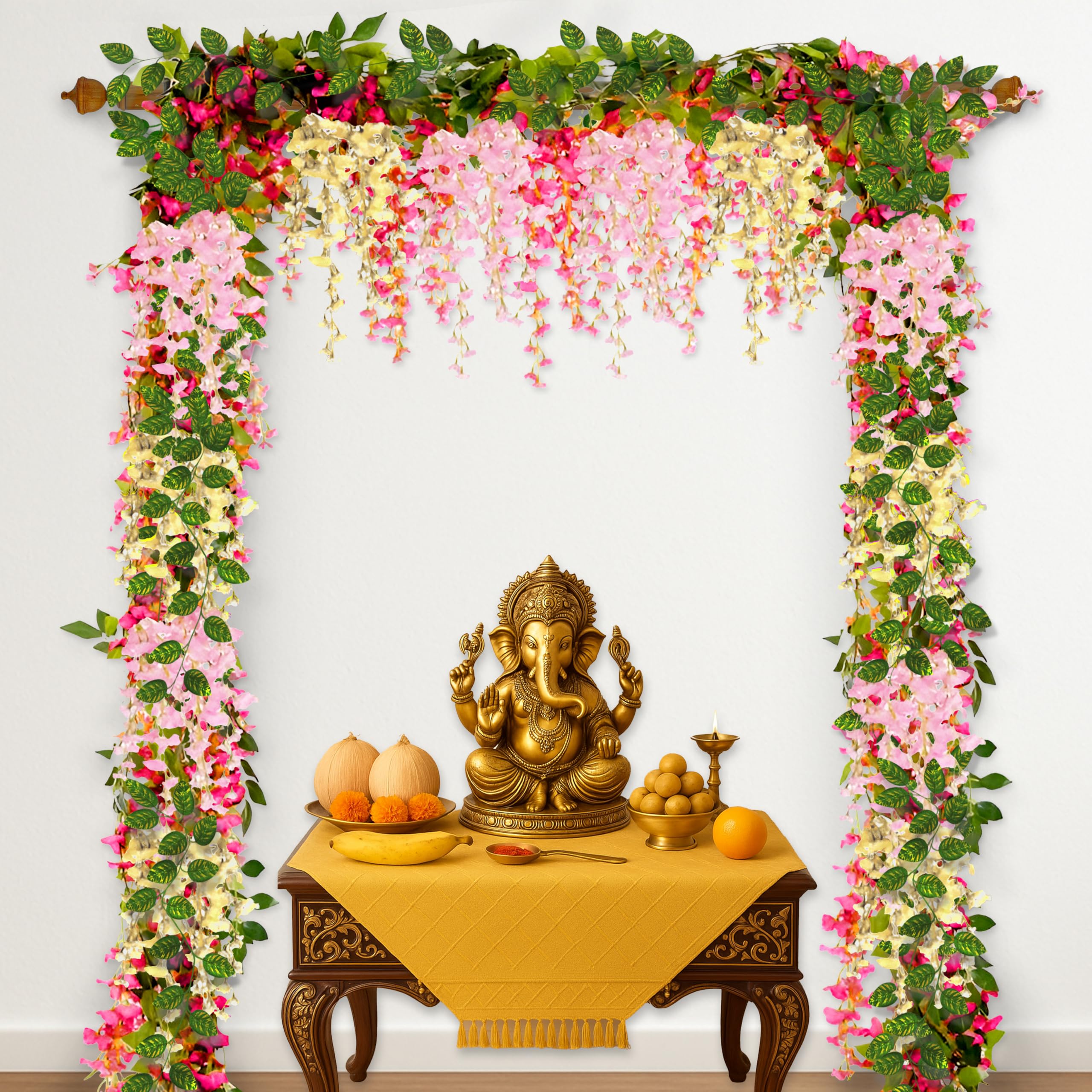 Pink Yellow Festive Setup