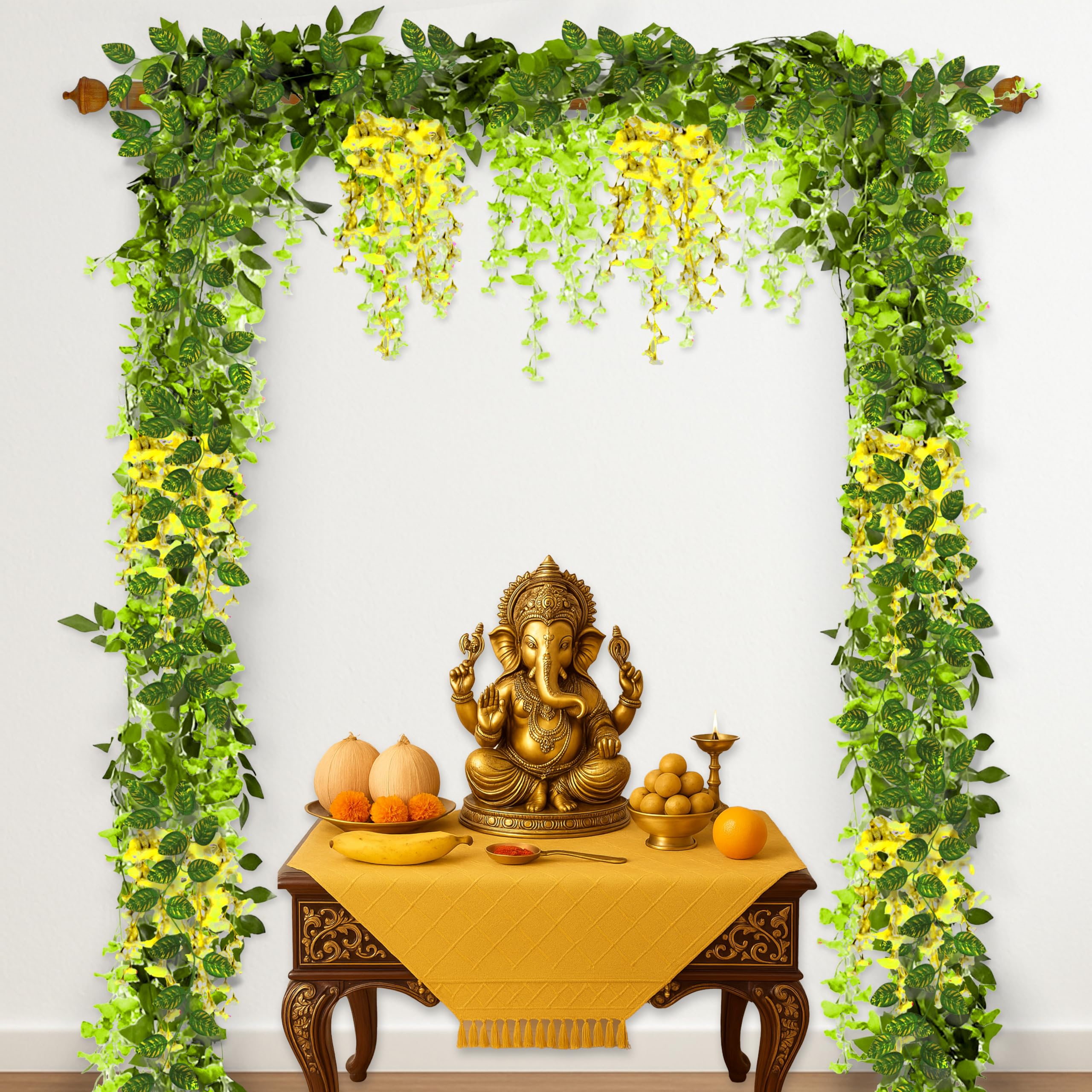 Green Yellow Diwali Decor Kit