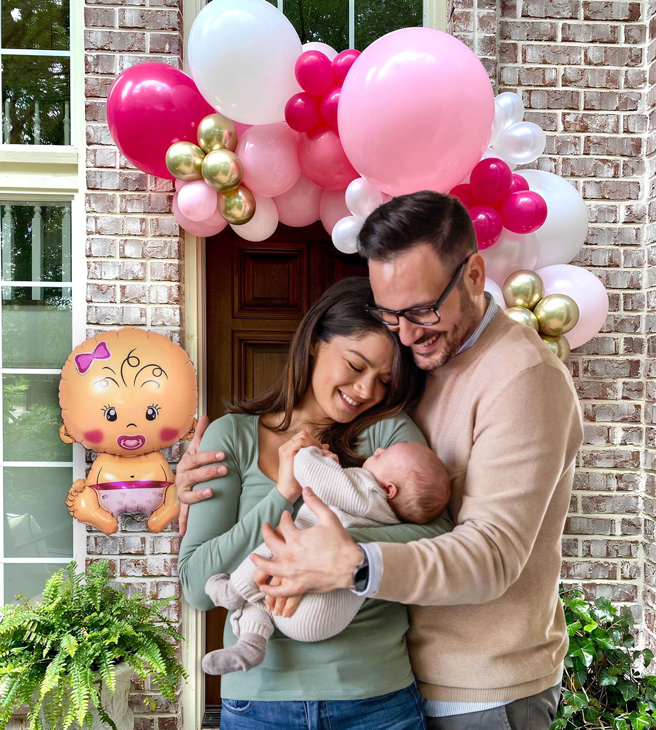 Balloons Entrance Decor for Her Special Naming Ceremony"
