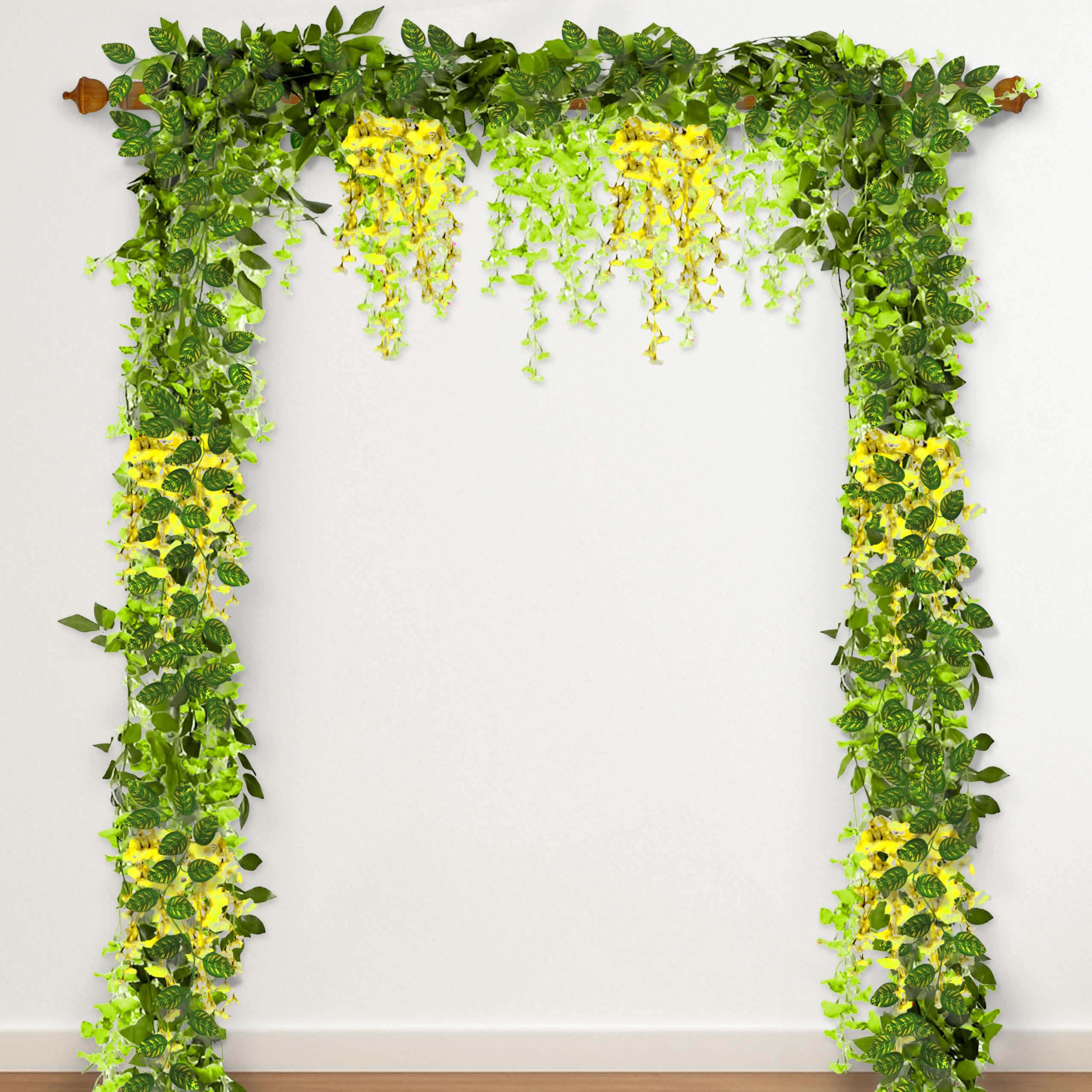 Green Yellow Ganpati Decor