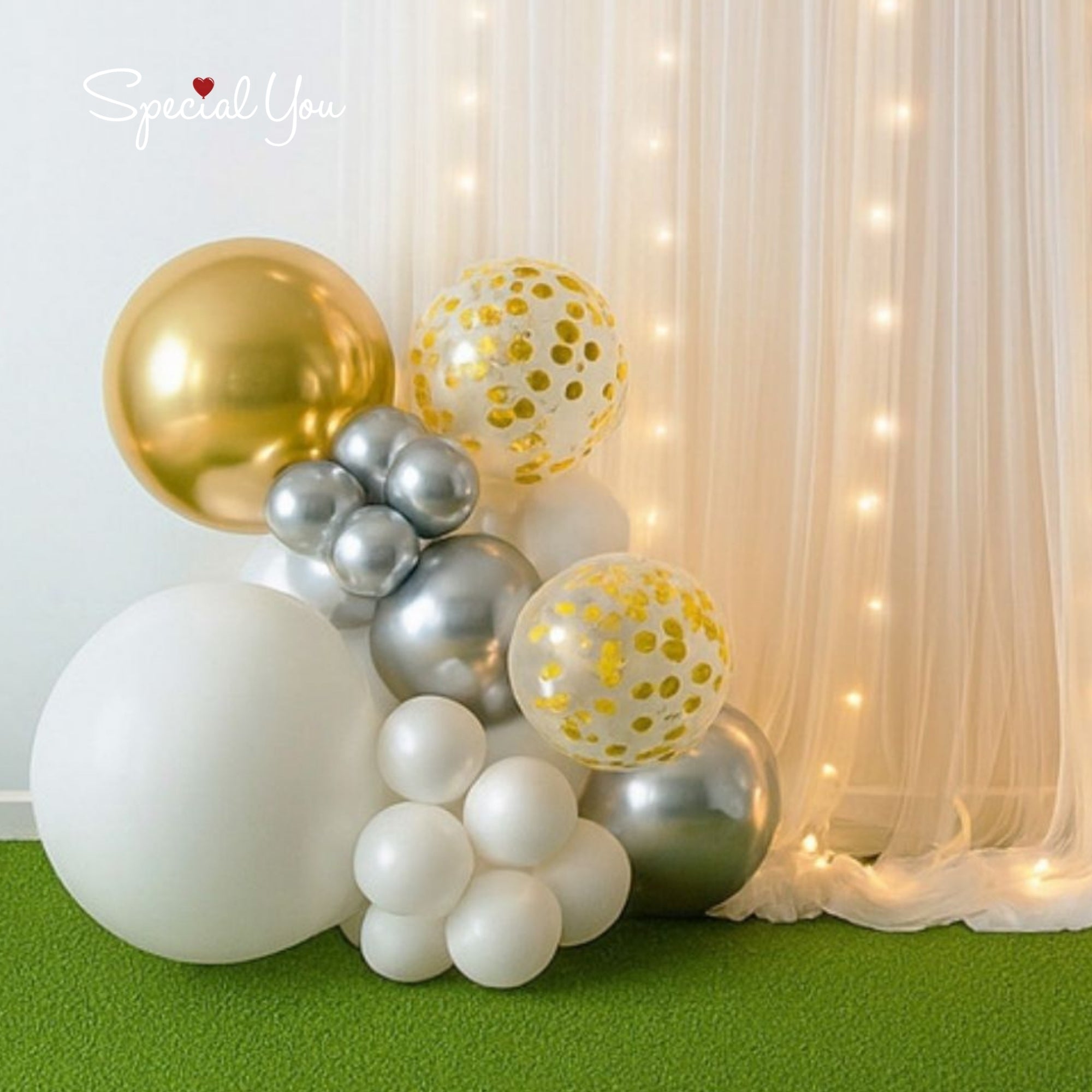 Luxurious Gold Silver Decor