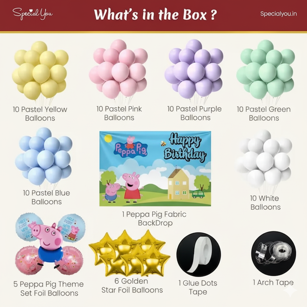 Peppa Pig Ultimate DIY Decor Kit