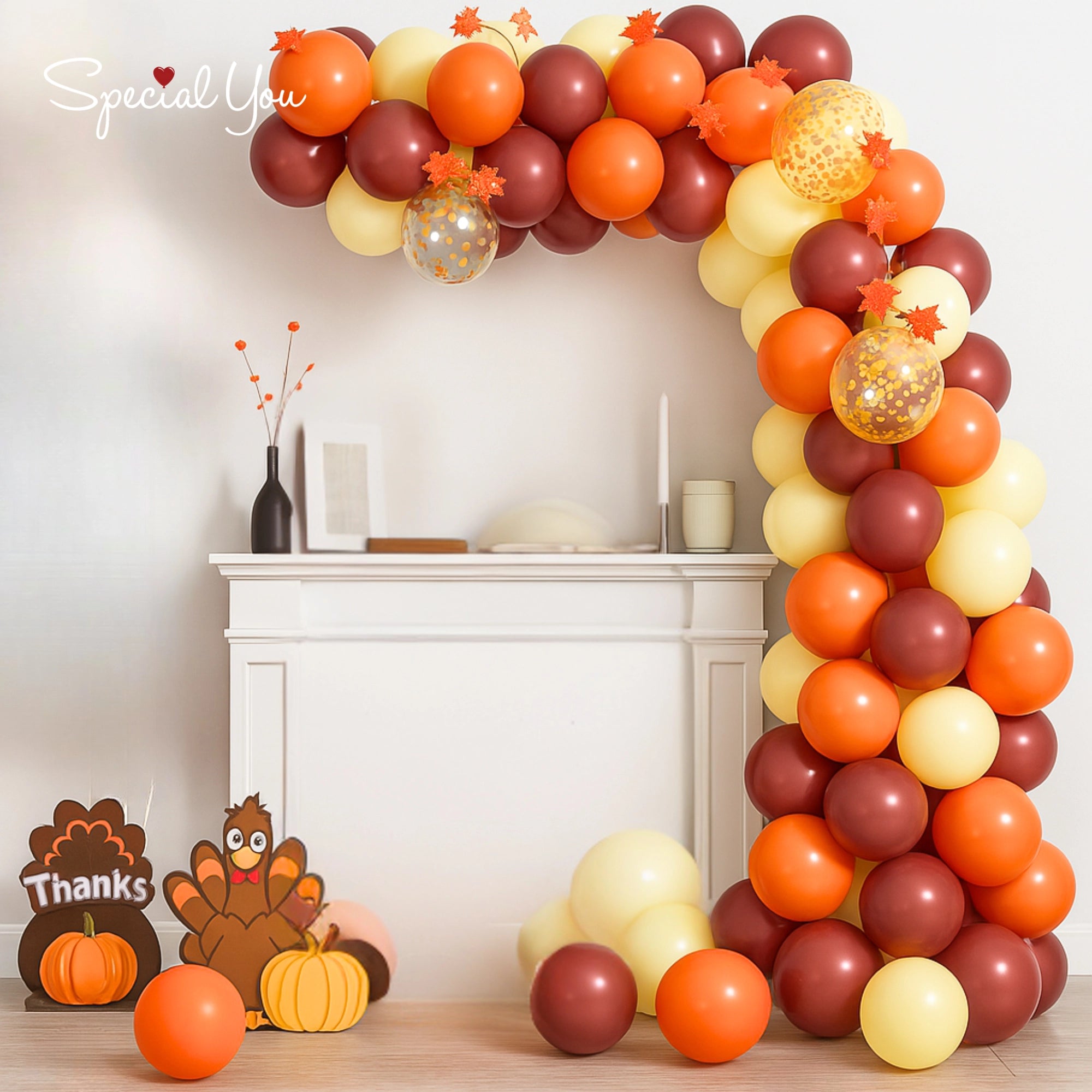 Rustic Autumn Delight Balloon Decor