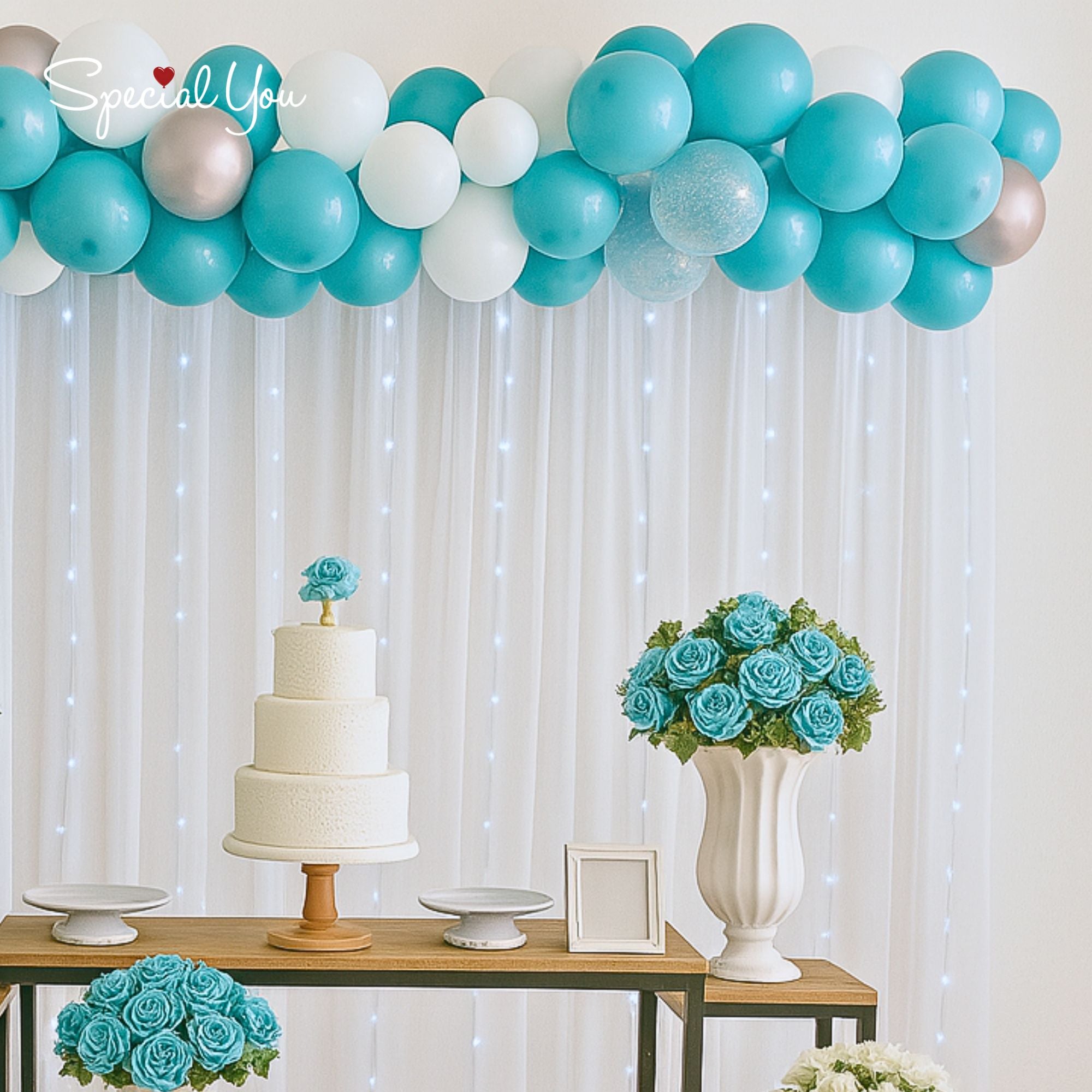 Aqua Radiance Birthday Setup