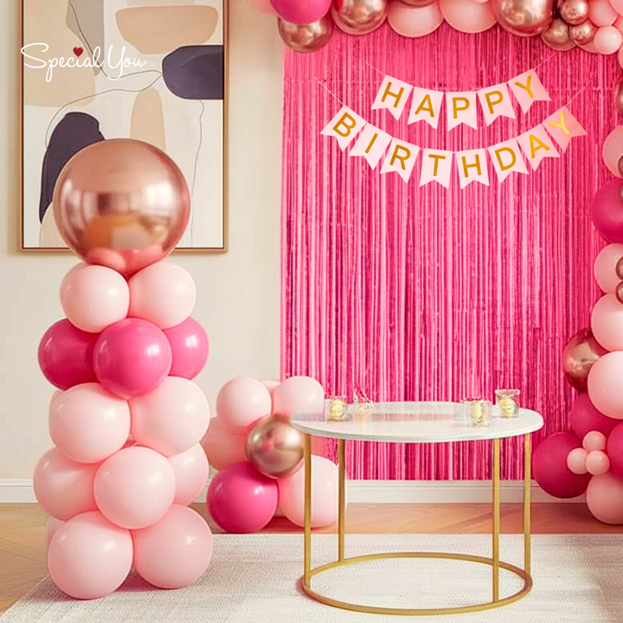 The Shimmering Pink Delight Decoration