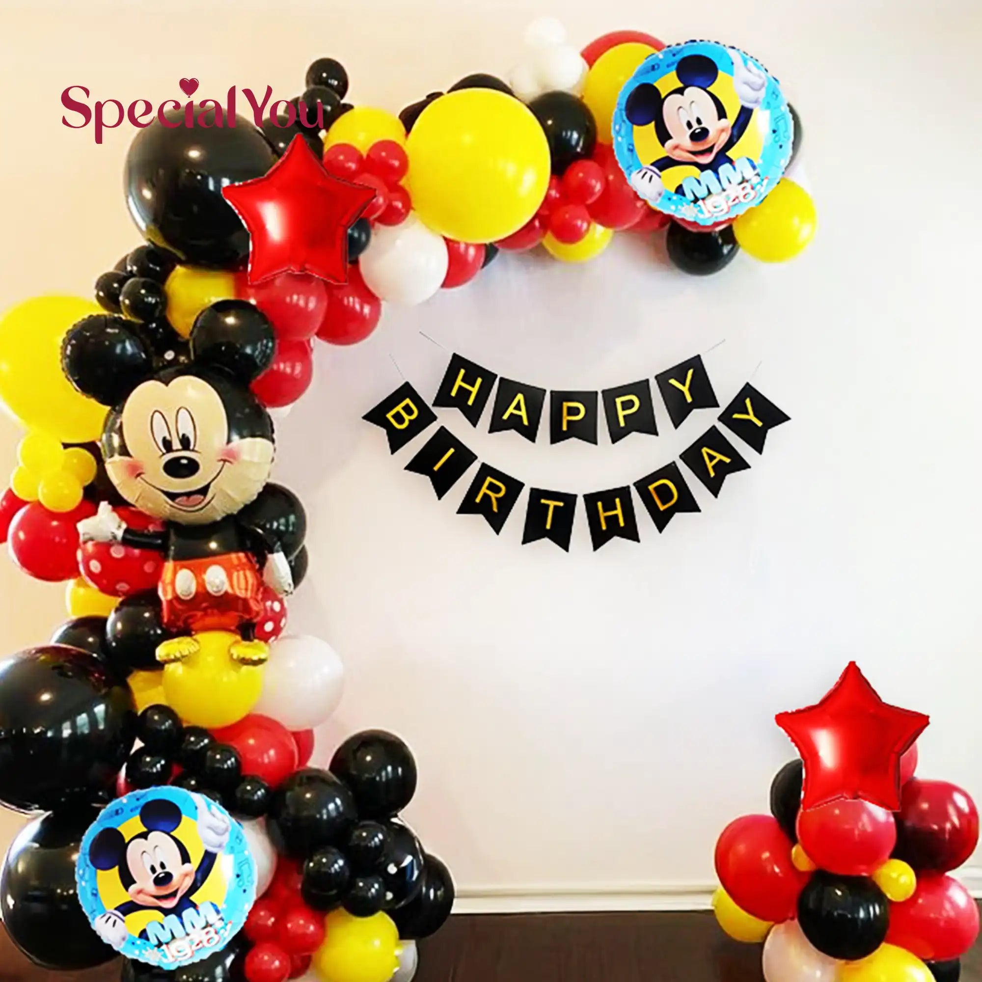 Mickey Mouse Theme Birthday Decorations