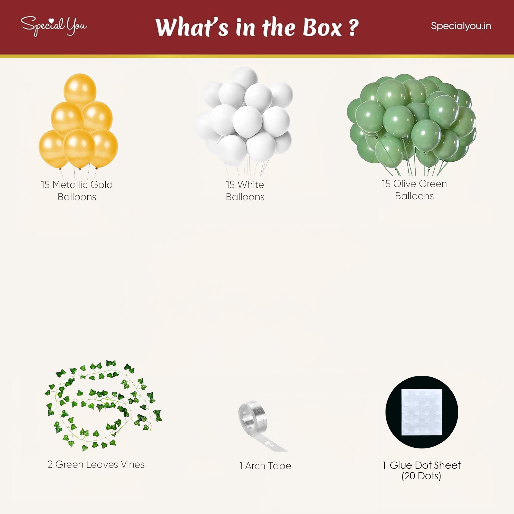 Decorate your party with this balloon kit - Special You