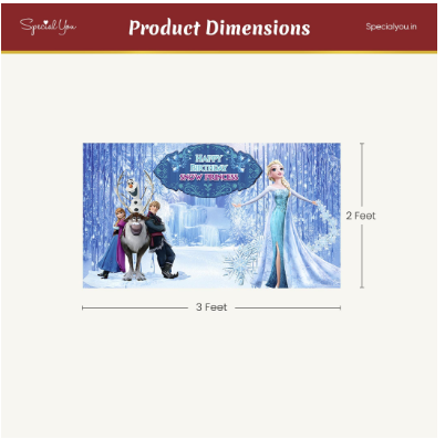 Frozen Theme Birthday Decoration-53pcs - Special You